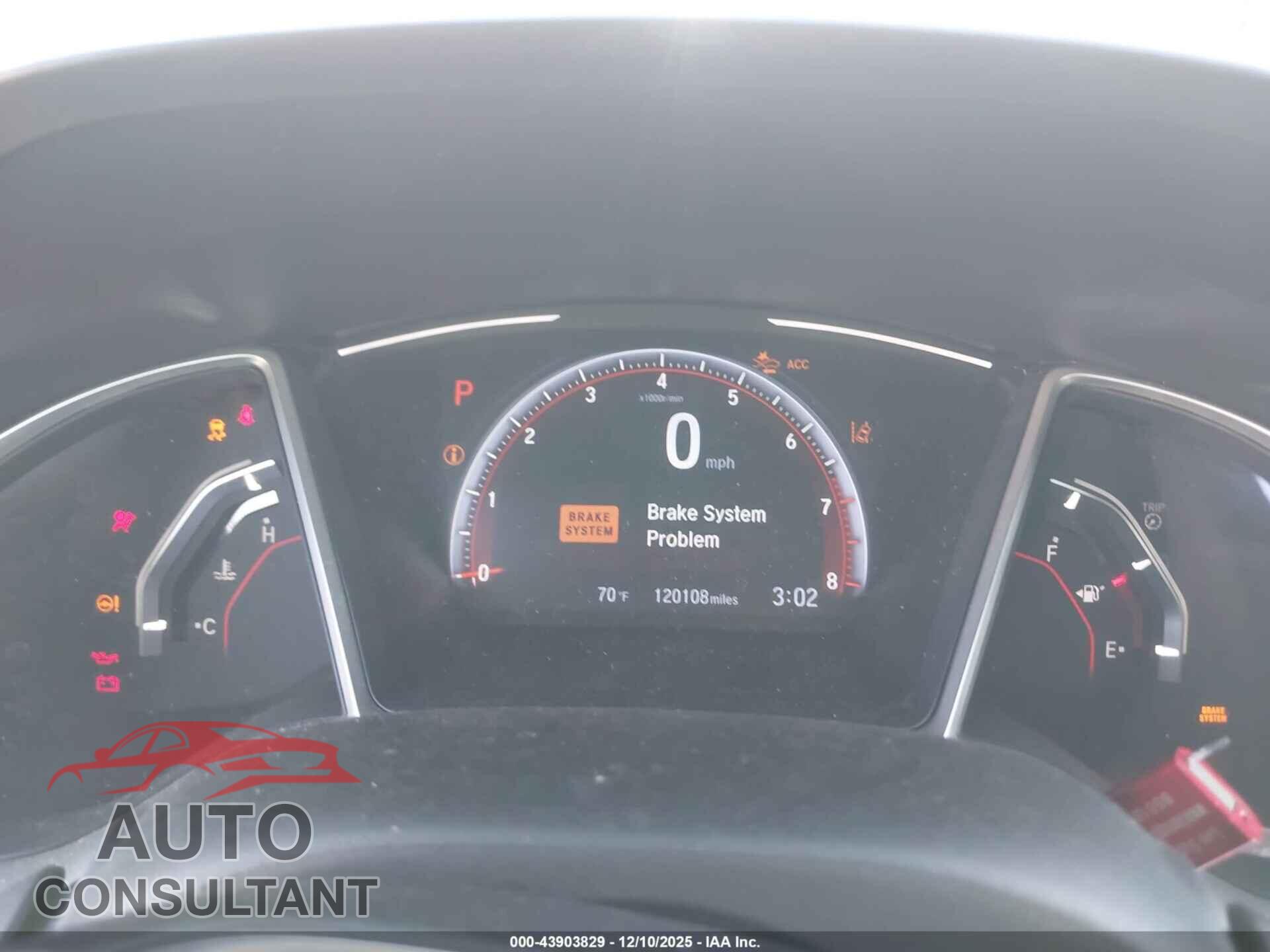 HONDA CIVIC 2020 - 19XFC2F89LE009091