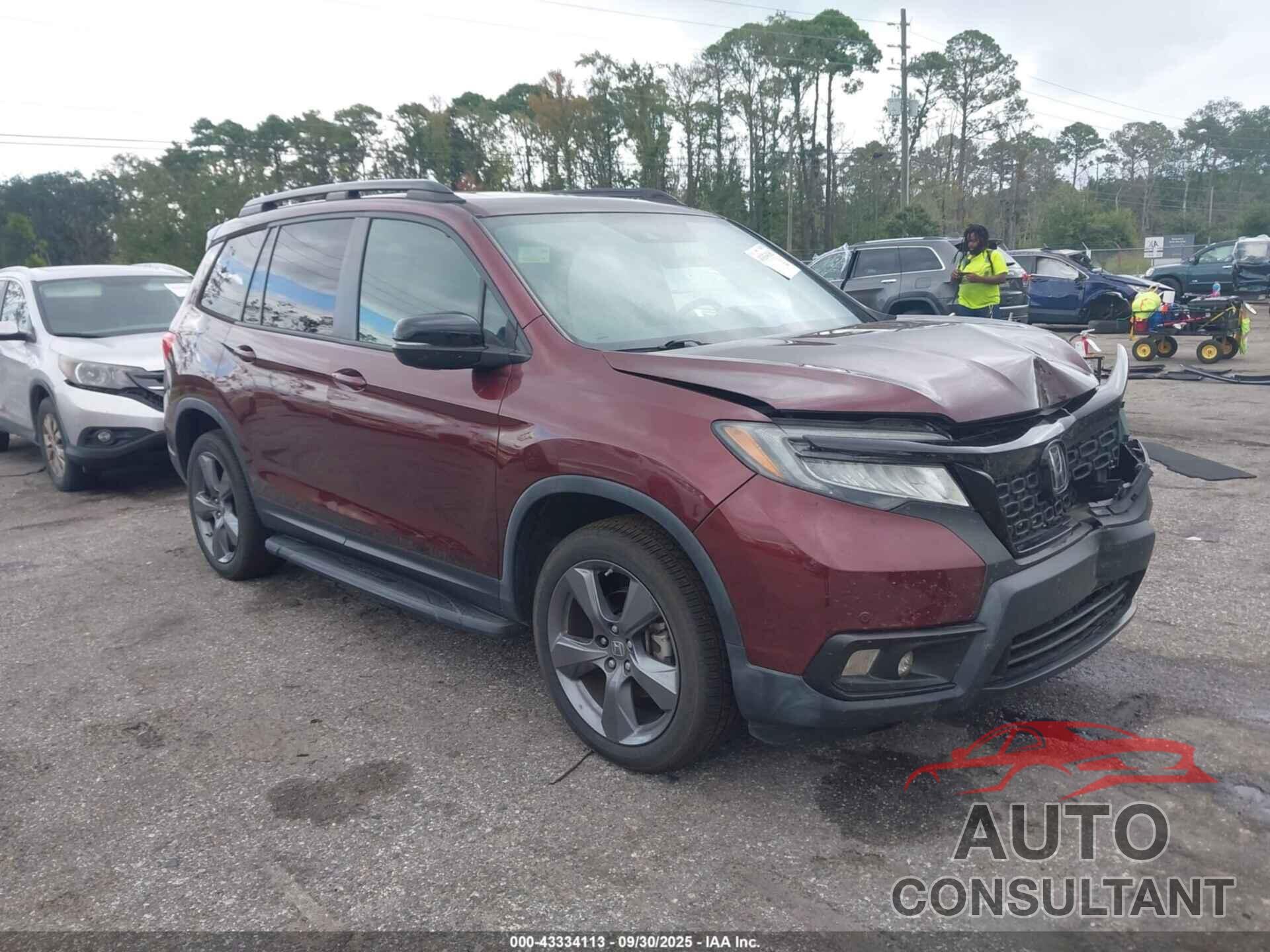 HONDA PASSPORT 2019 - 5FNYF8H96KB008546