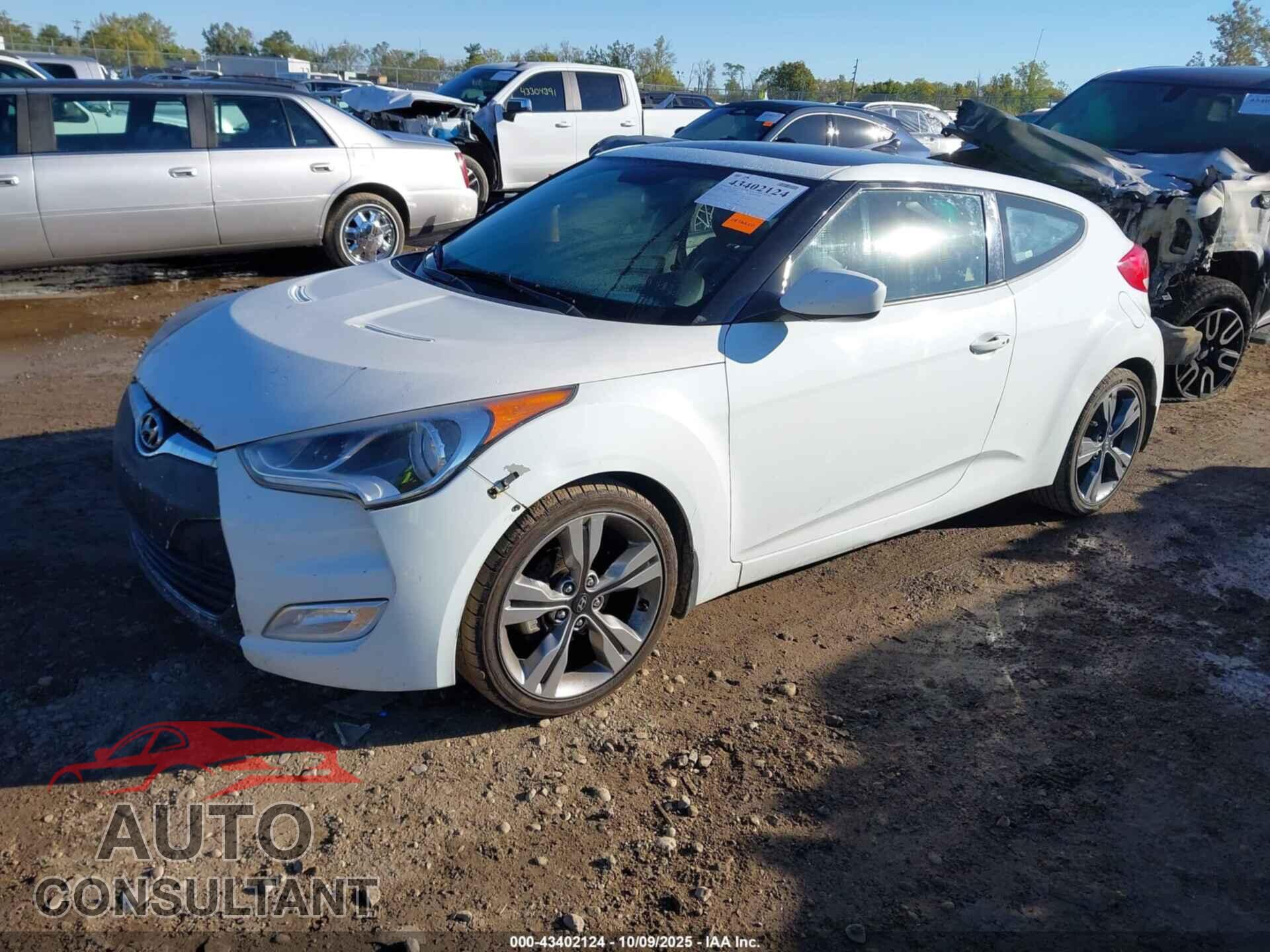 HYUNDAI VELOSTER 2013 - KMHTC6ADXDU099462
