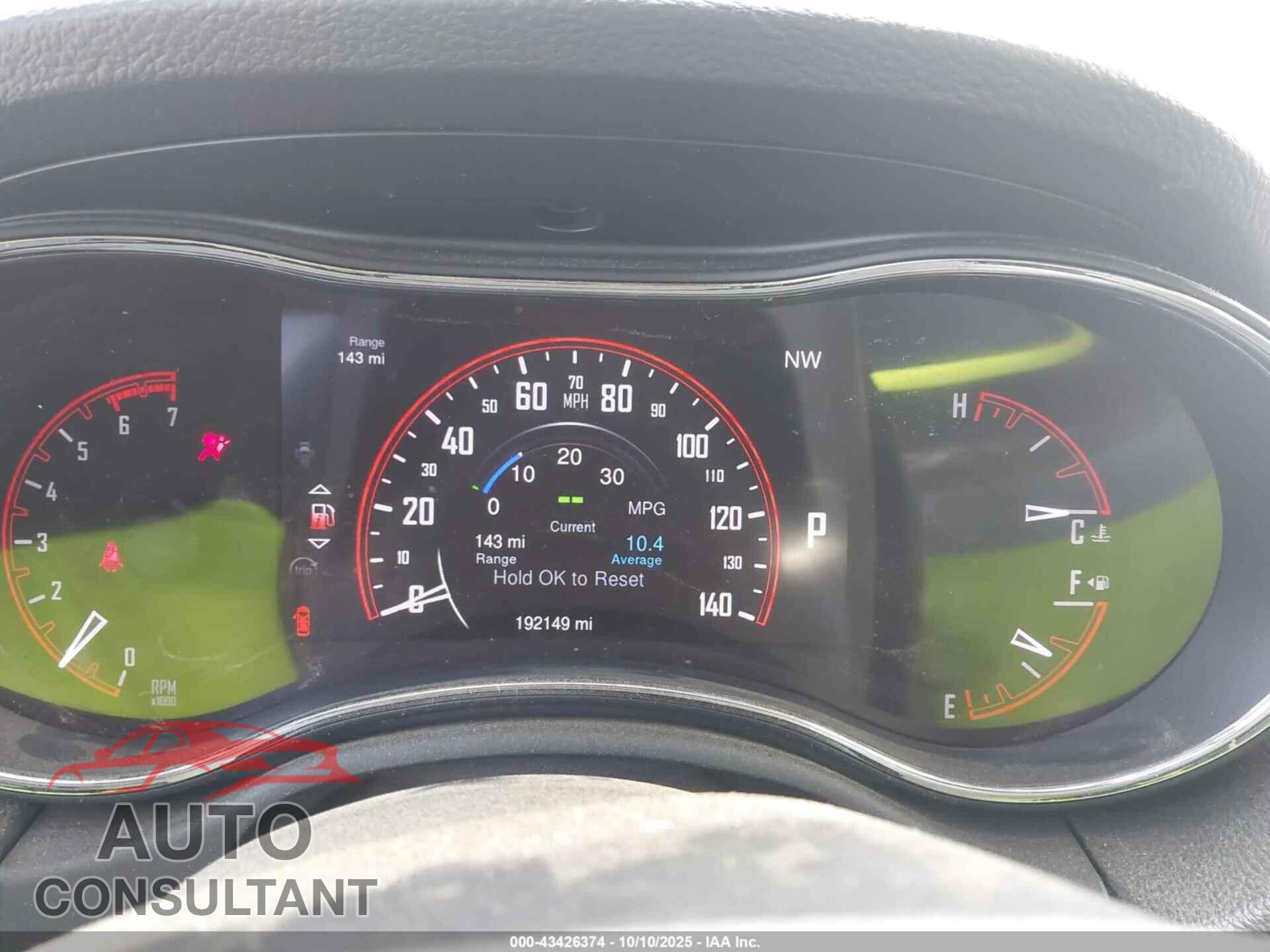 DODGE DURANGO 2014 - 1C4SDHCT6EC344116