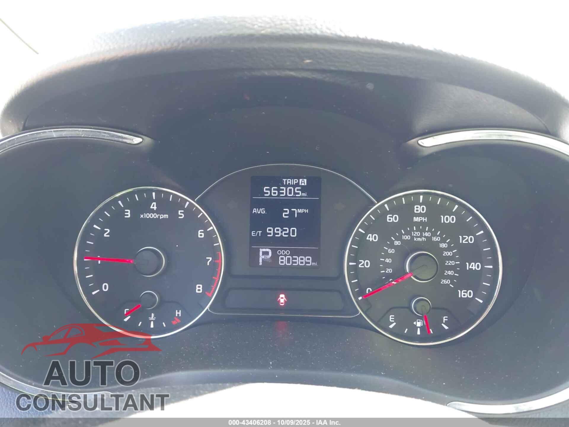 KIA FORTE 2015 - KNAFX4A65F5417459