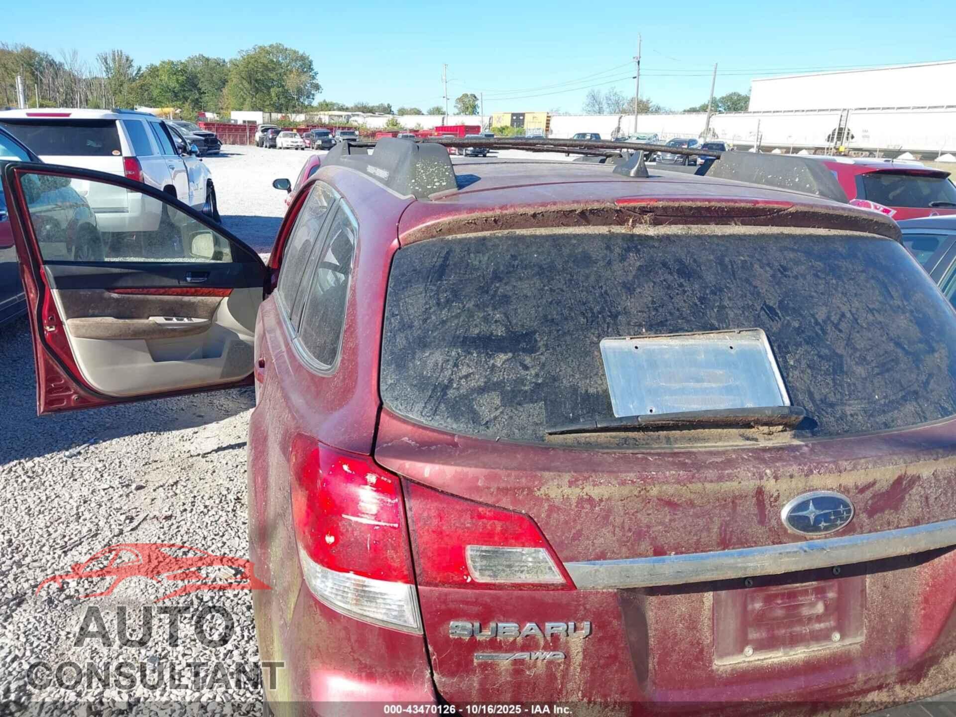 SUBARU OUTBACK 2011 - 4S4BRBLC3B3337565