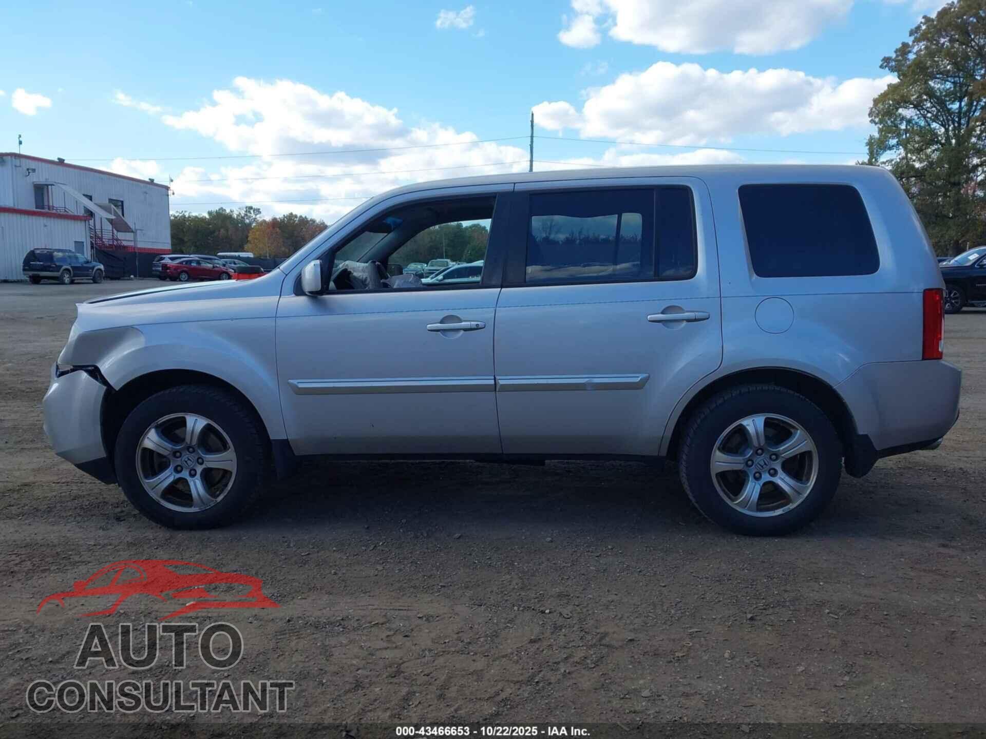 HONDA PILOT 2012 - 5FNYF3H46CB033083