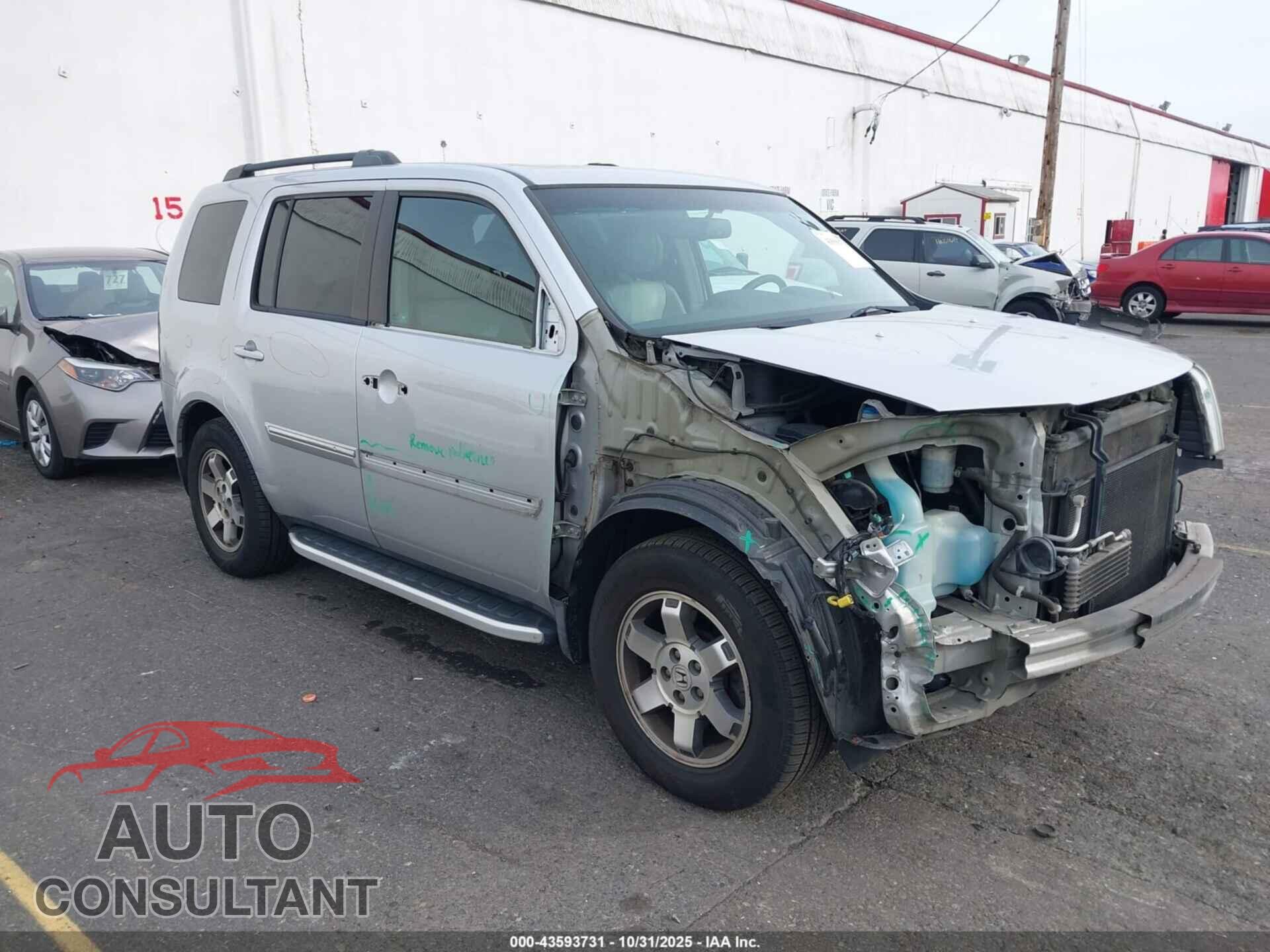 HONDA PILOT 2009 - 5FNYF48869B027687