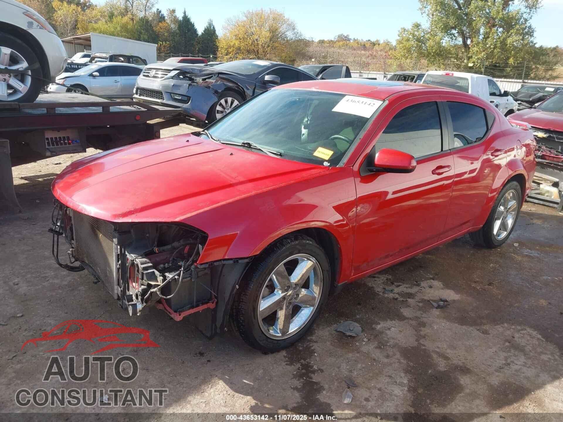 DODGE AVENGER 2013 - 1C3CDZCB4DN716061