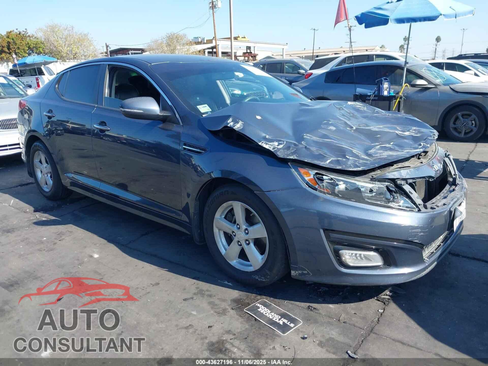 KIA OPTIMA 2015 - KNAGM4A77F5579129