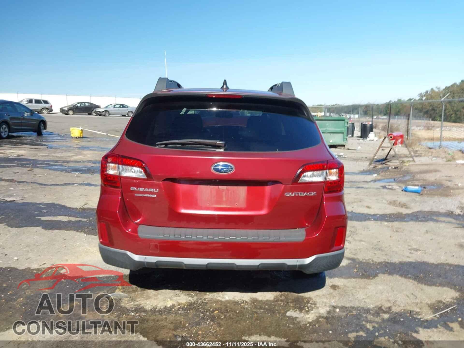 SUBARU OUTBACK 2017 - 4S4BSAHC3H3328025