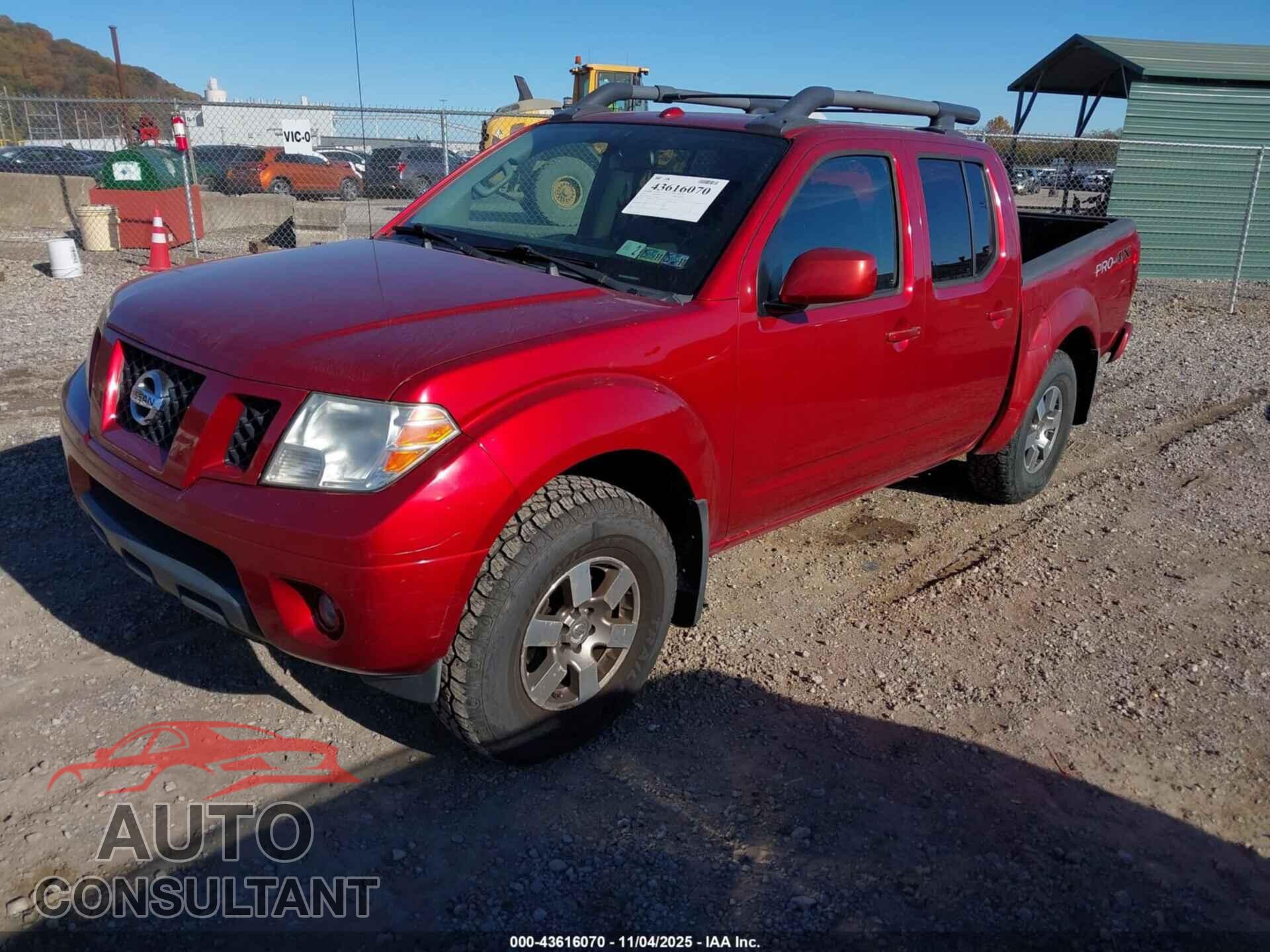 NISSAN FRONTIER 2012 - 1N6AD0EV3CC445474