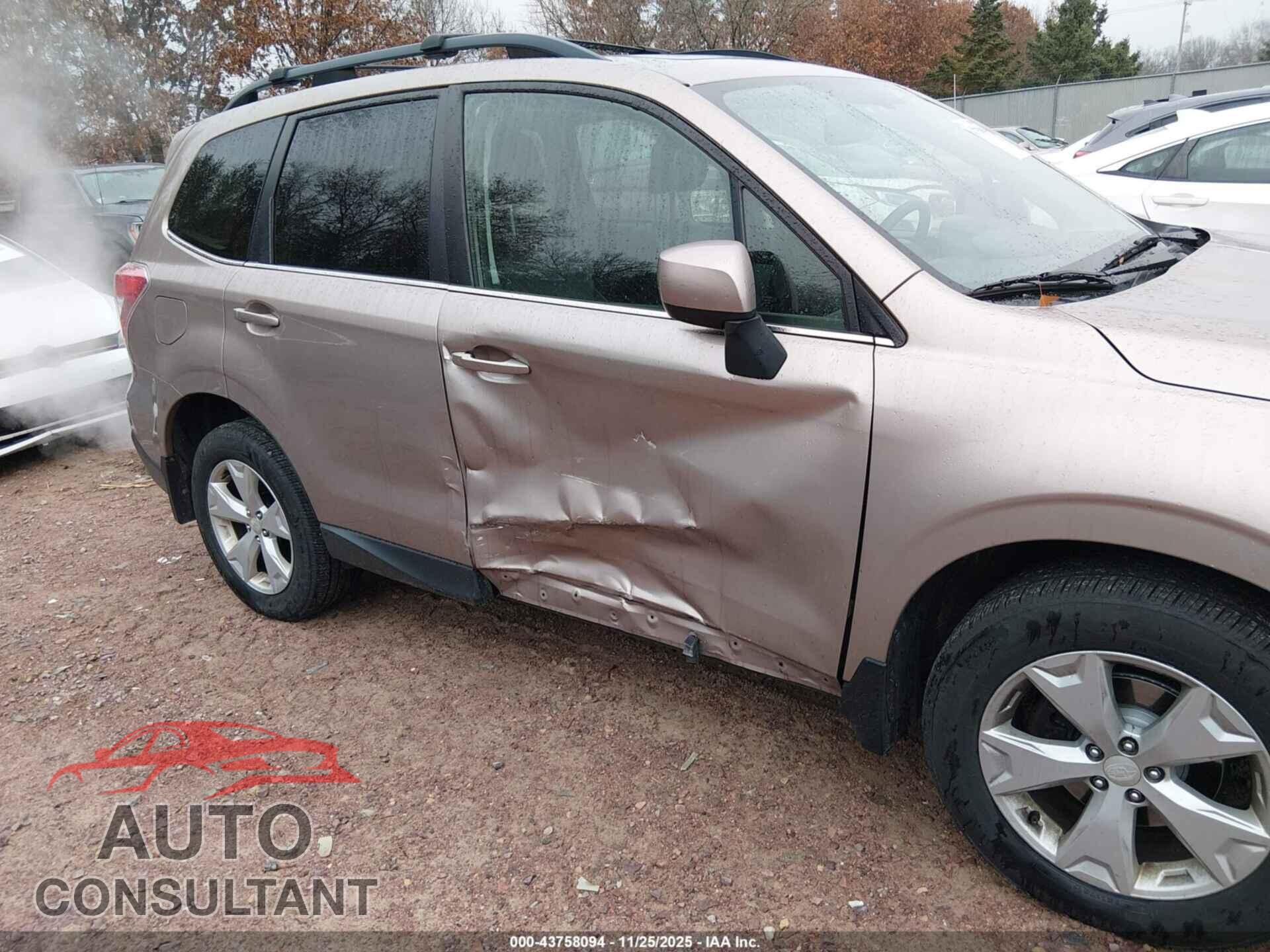 SUBARU FORESTER 2015 - JF2SJAHC2FH504359