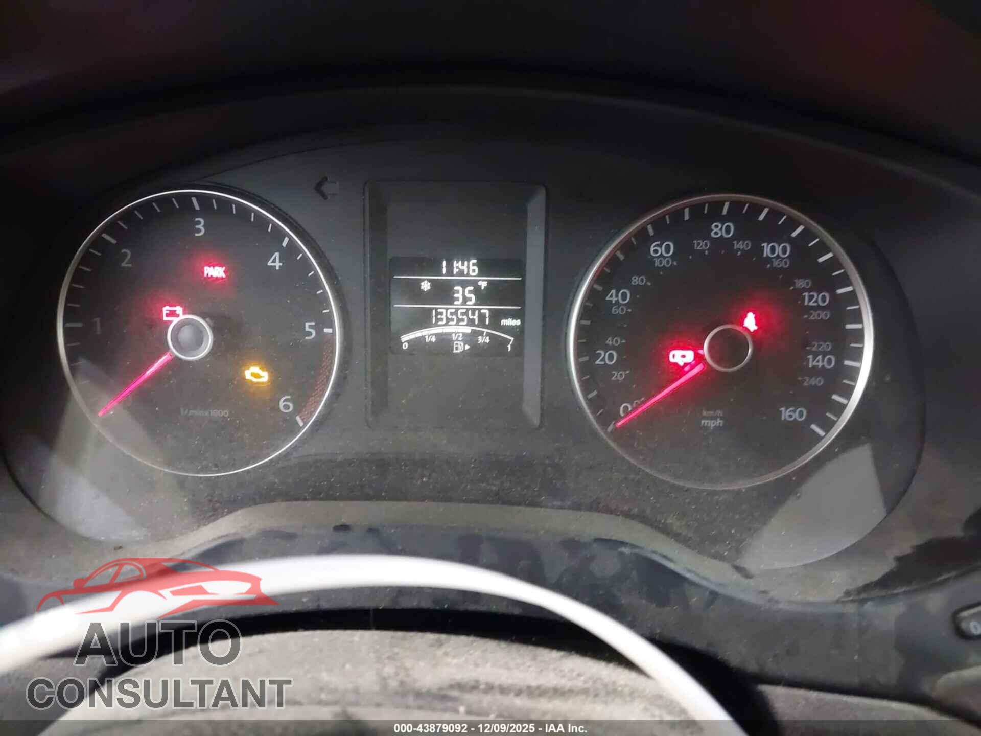 VOLKSWAGEN JETTA 2012 - 3VW3L7AJ4CM397859