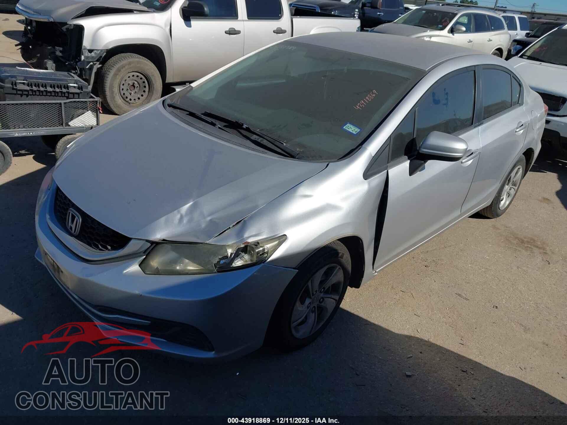 HONDA CIVIC 2014 - 19XFB2F54EE055195