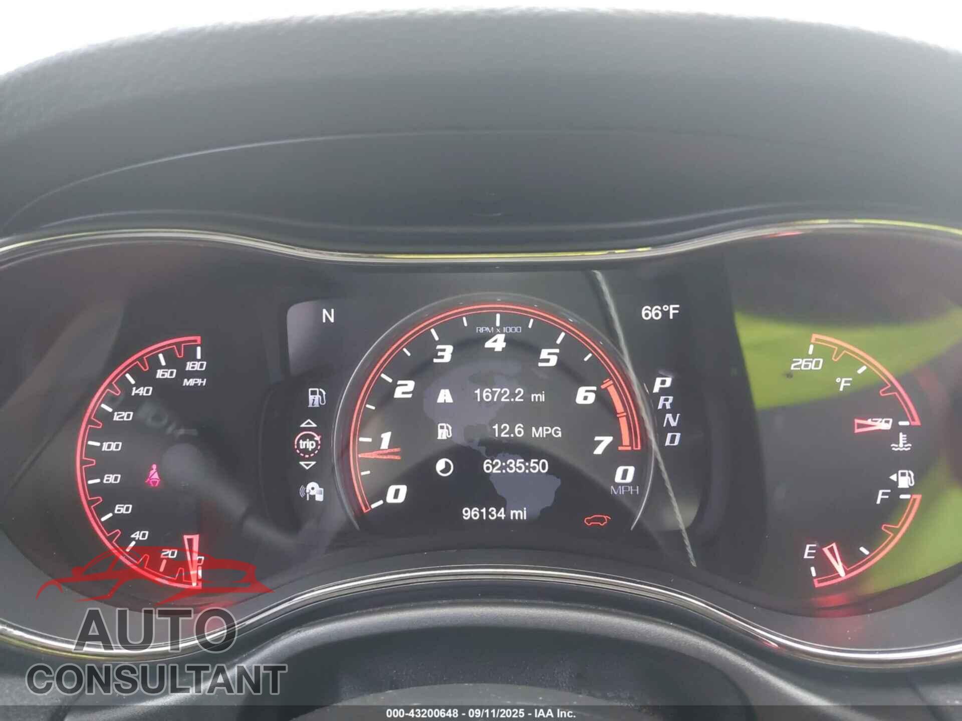 DODGE DURANGO 2019 - 1C4SDJGJ6KC550516