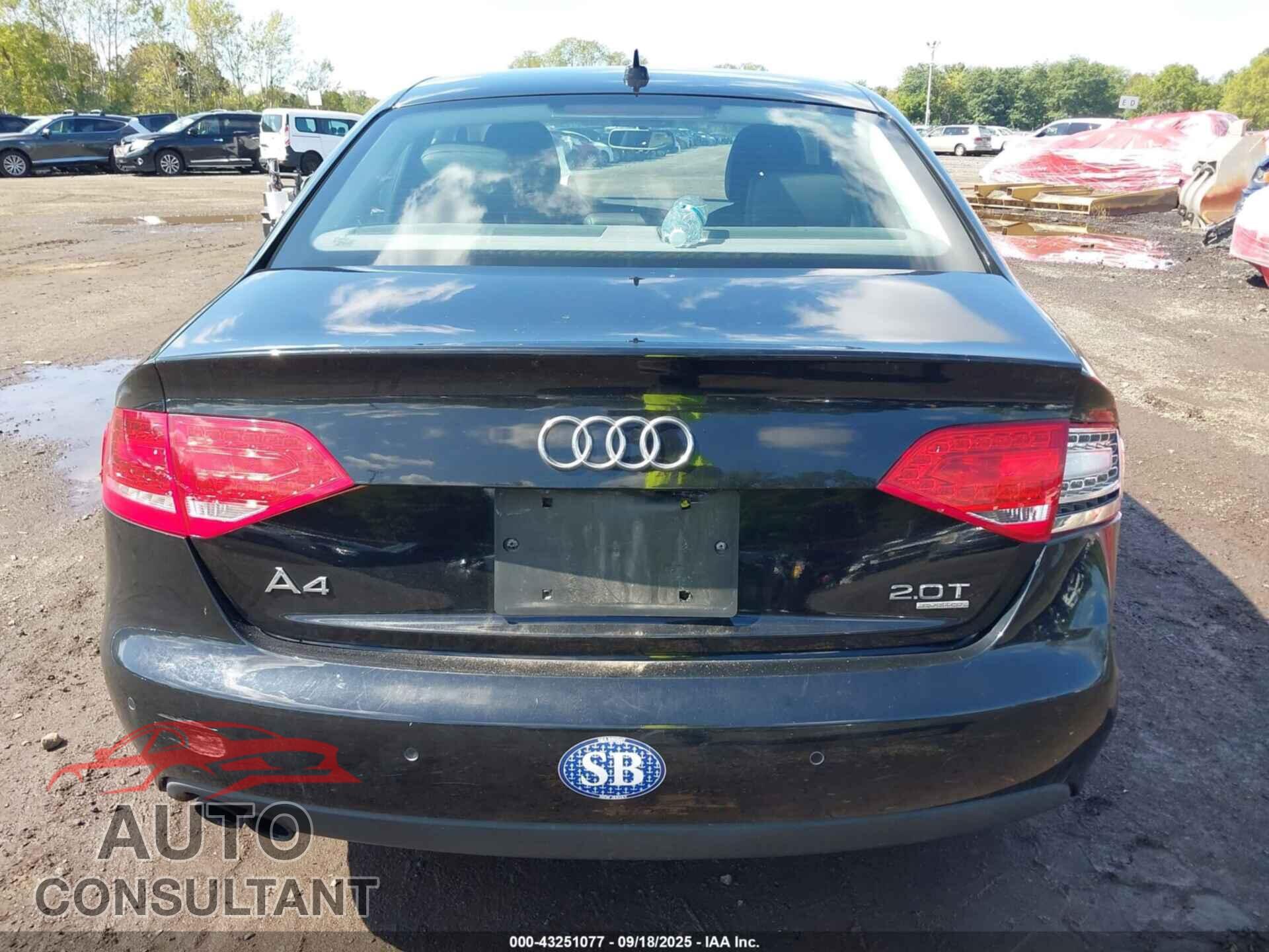 AUDI A4 2011 - WAUHFAFL0BN019952