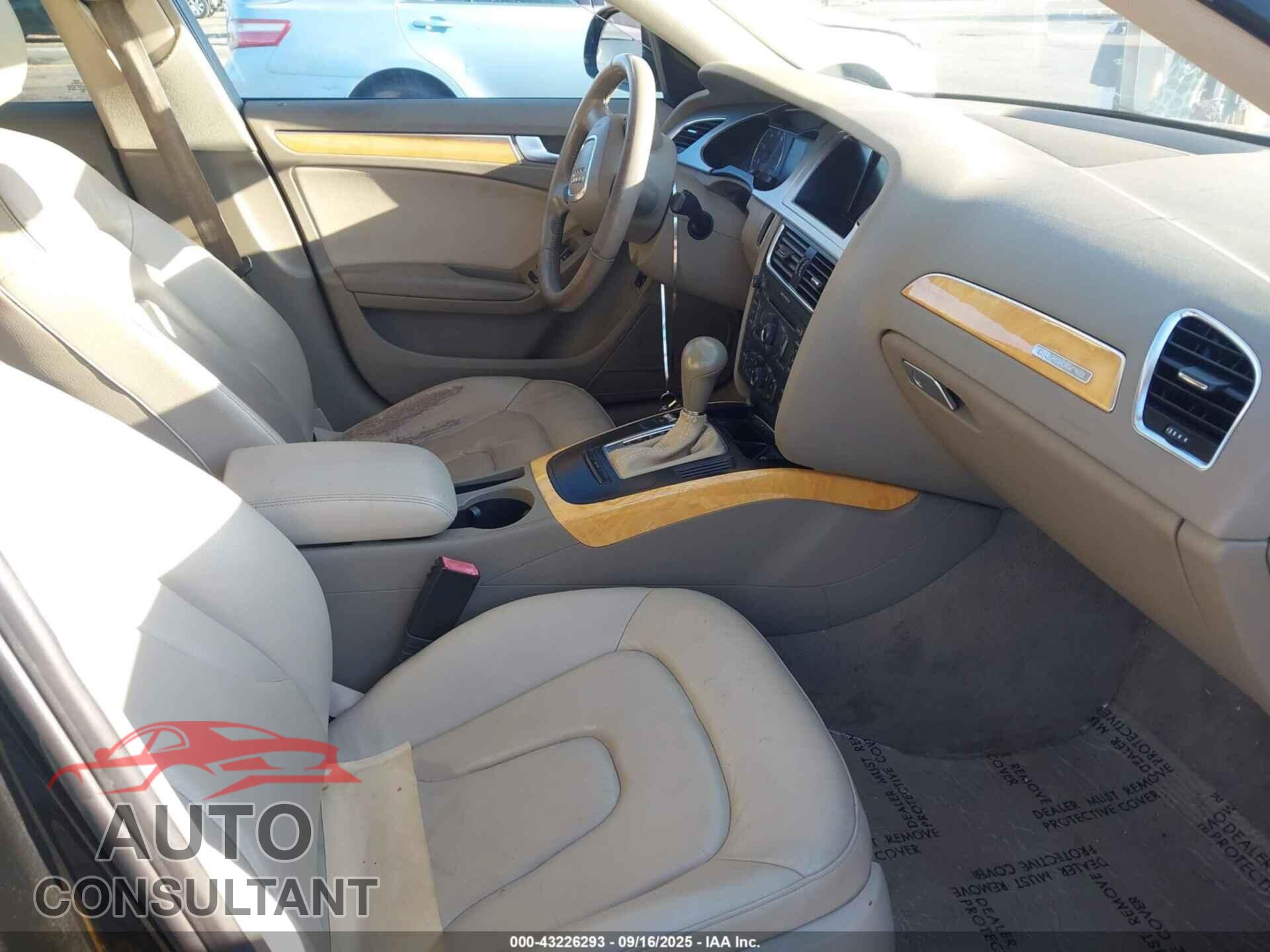 AUDI A4 2009 - WAULF78K59N010174