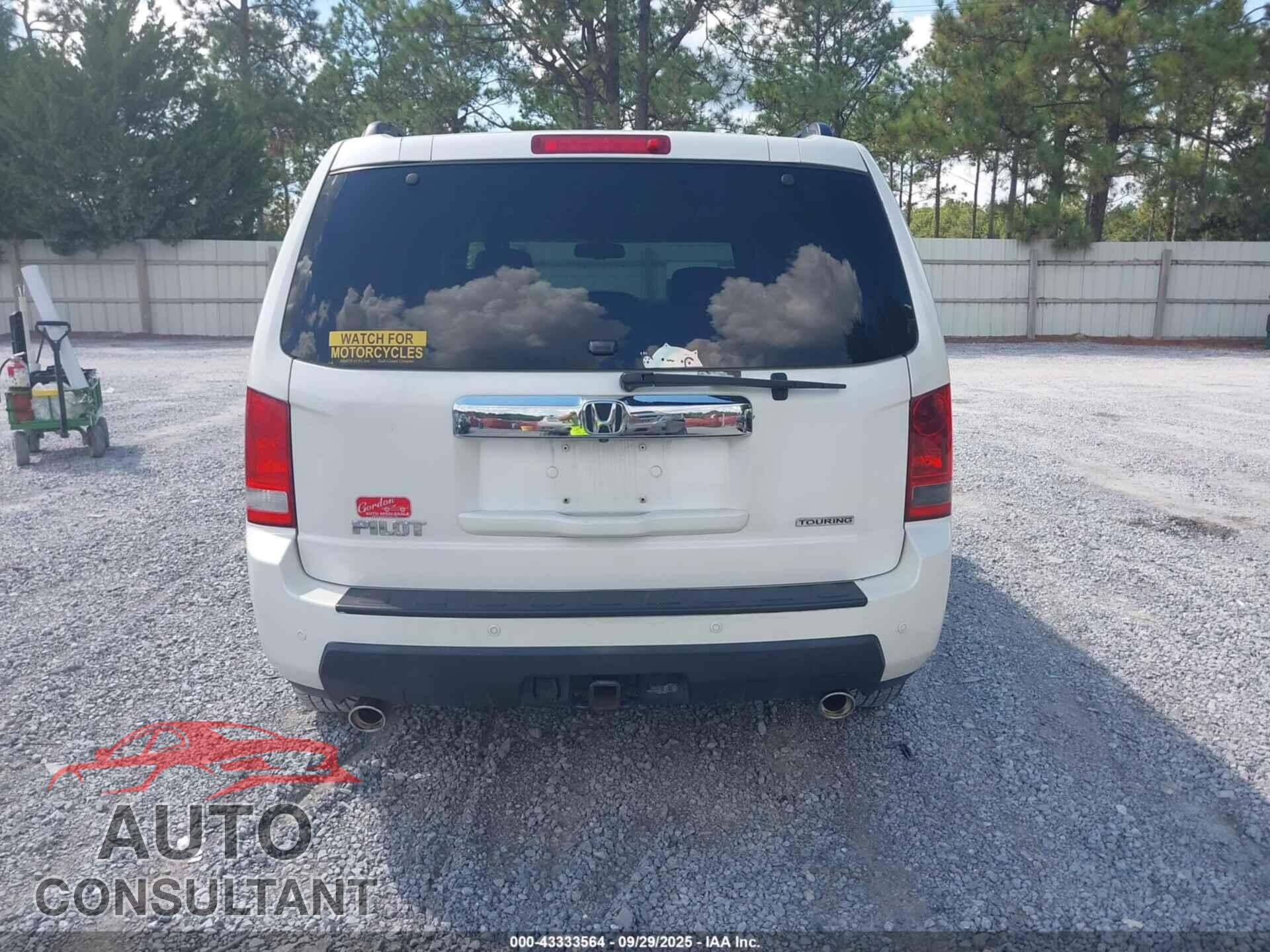 HONDA PILOT 2011 - 5FNYF3H91BB029727