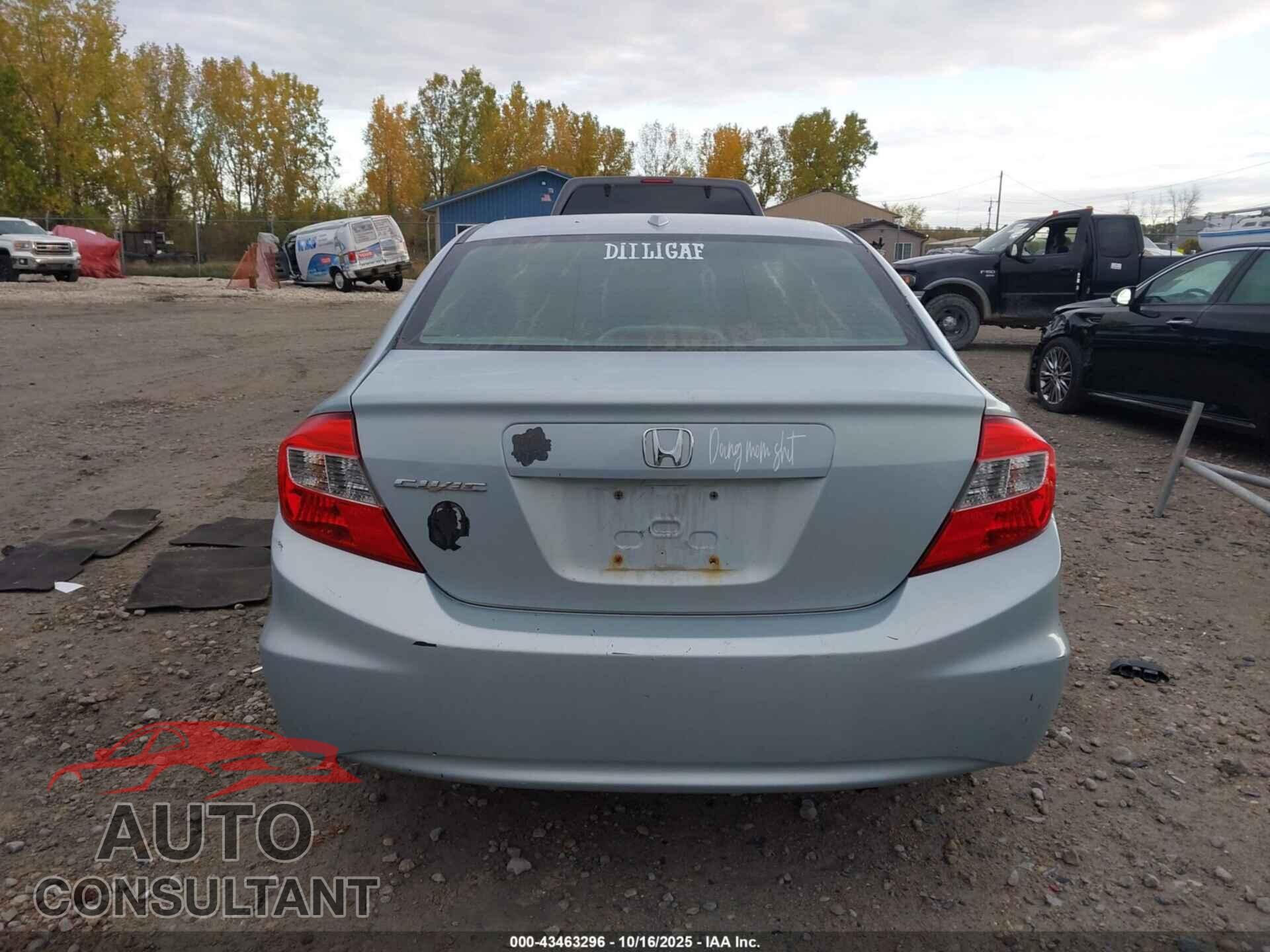 HONDA CIVIC 2012 - 19XFB2F94CE004618