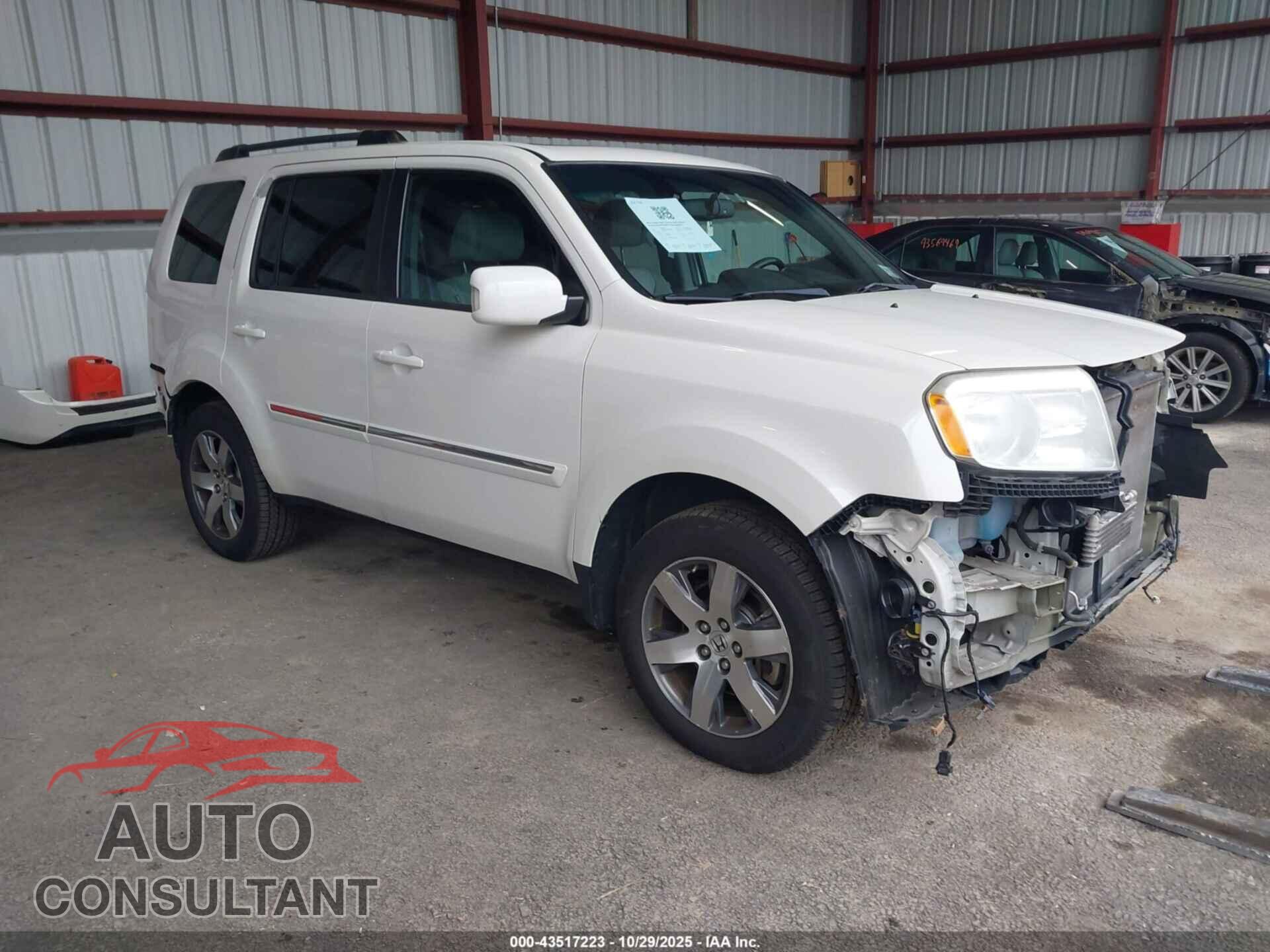 HONDA PILOT 2013 - 5FNYF4H91DB084848