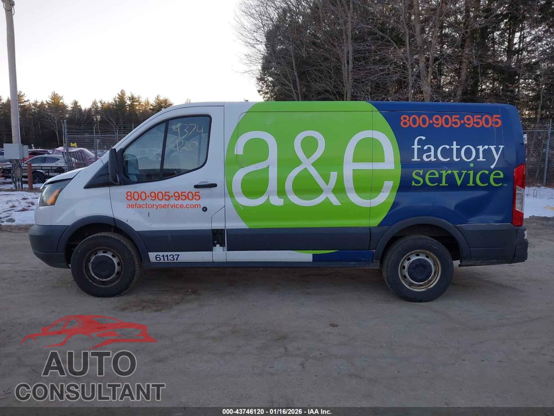 FORD TRANSIT-150 2016 - 1FTYE1YM6GKB08543