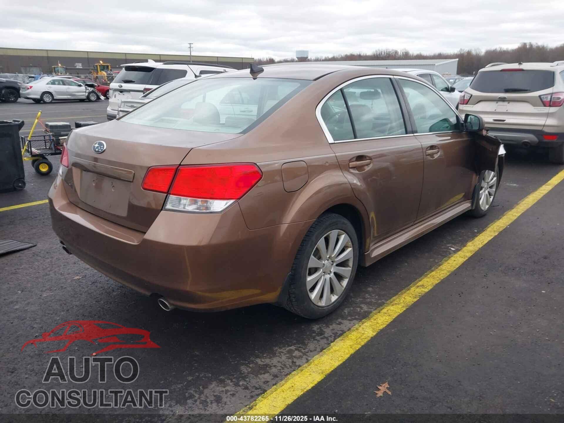 SUBARU LEGACY 2011 - 4S3BMDL69B2228543