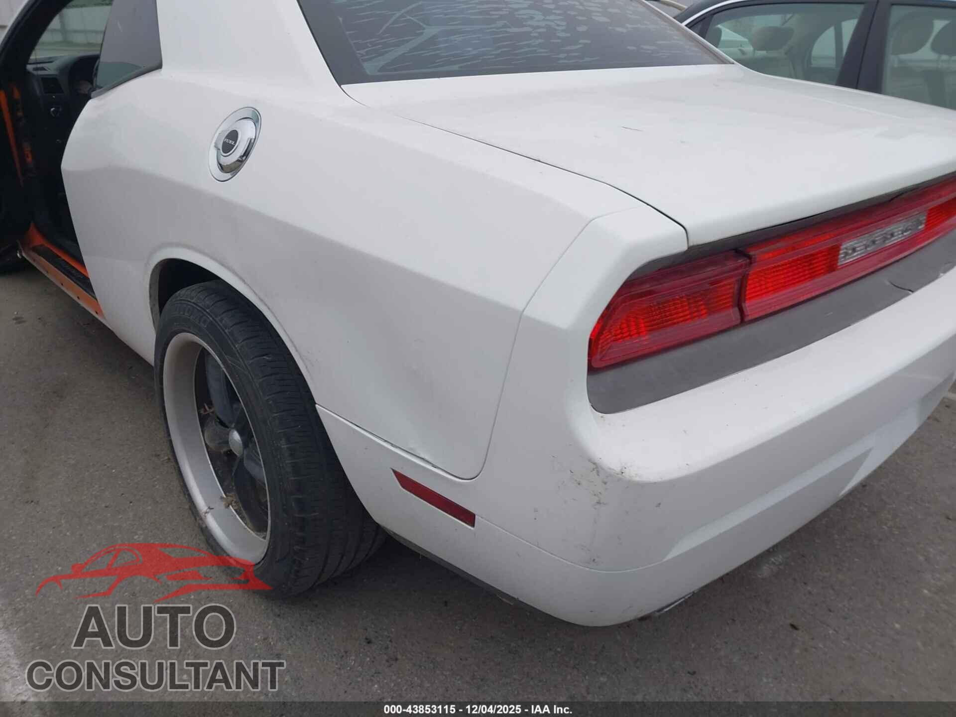 DODGE CHALLENGER 2012 - 2C3CDYAG2CH162115