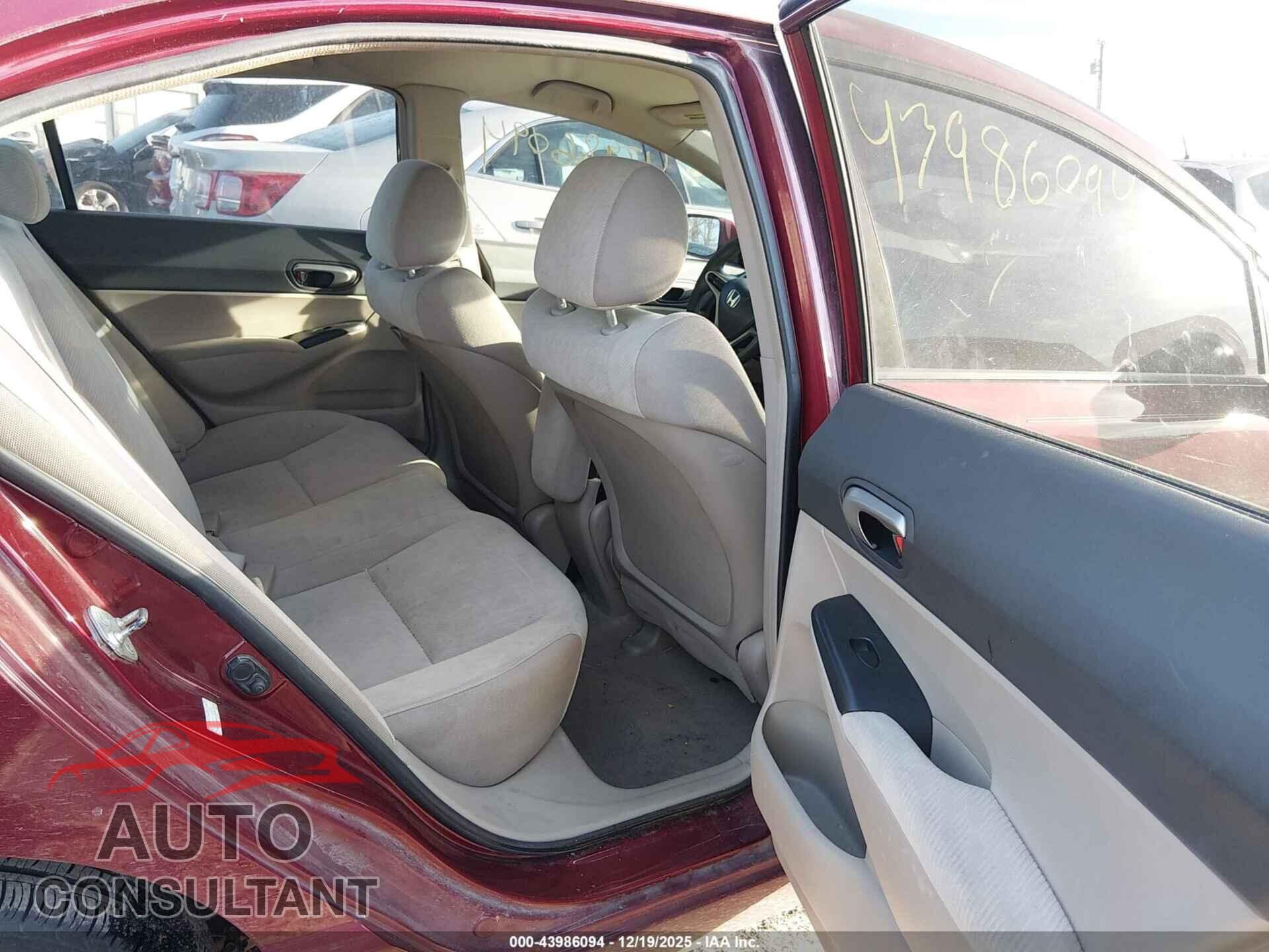 HONDA CIVIC 2010 - 19XFA1F57AE085461