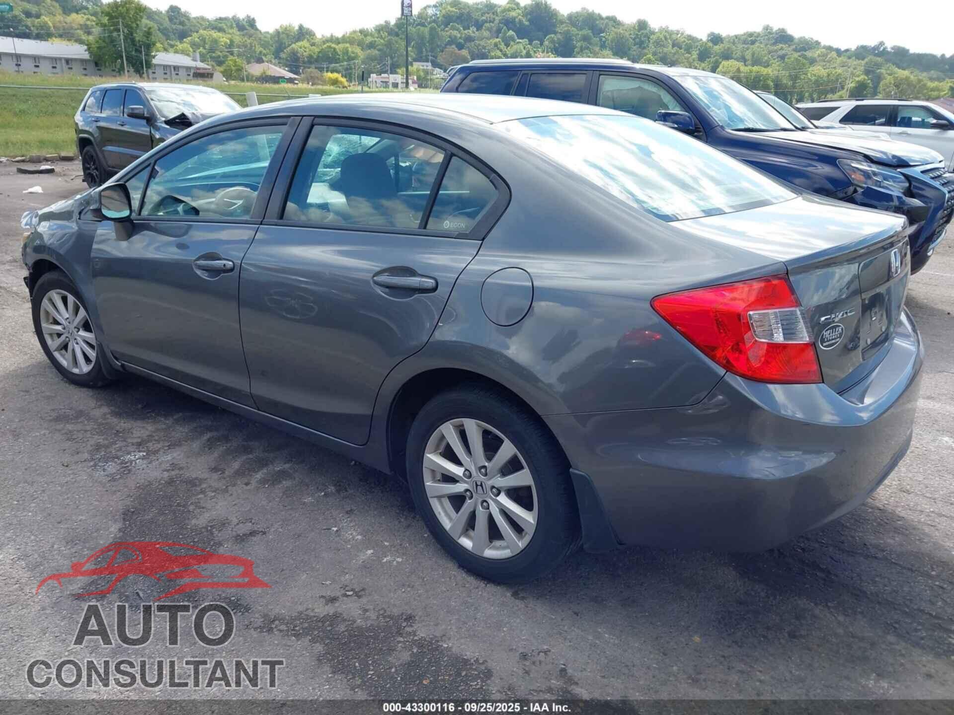HONDA CIVIC 2012 - 19XFB2F93CE037660