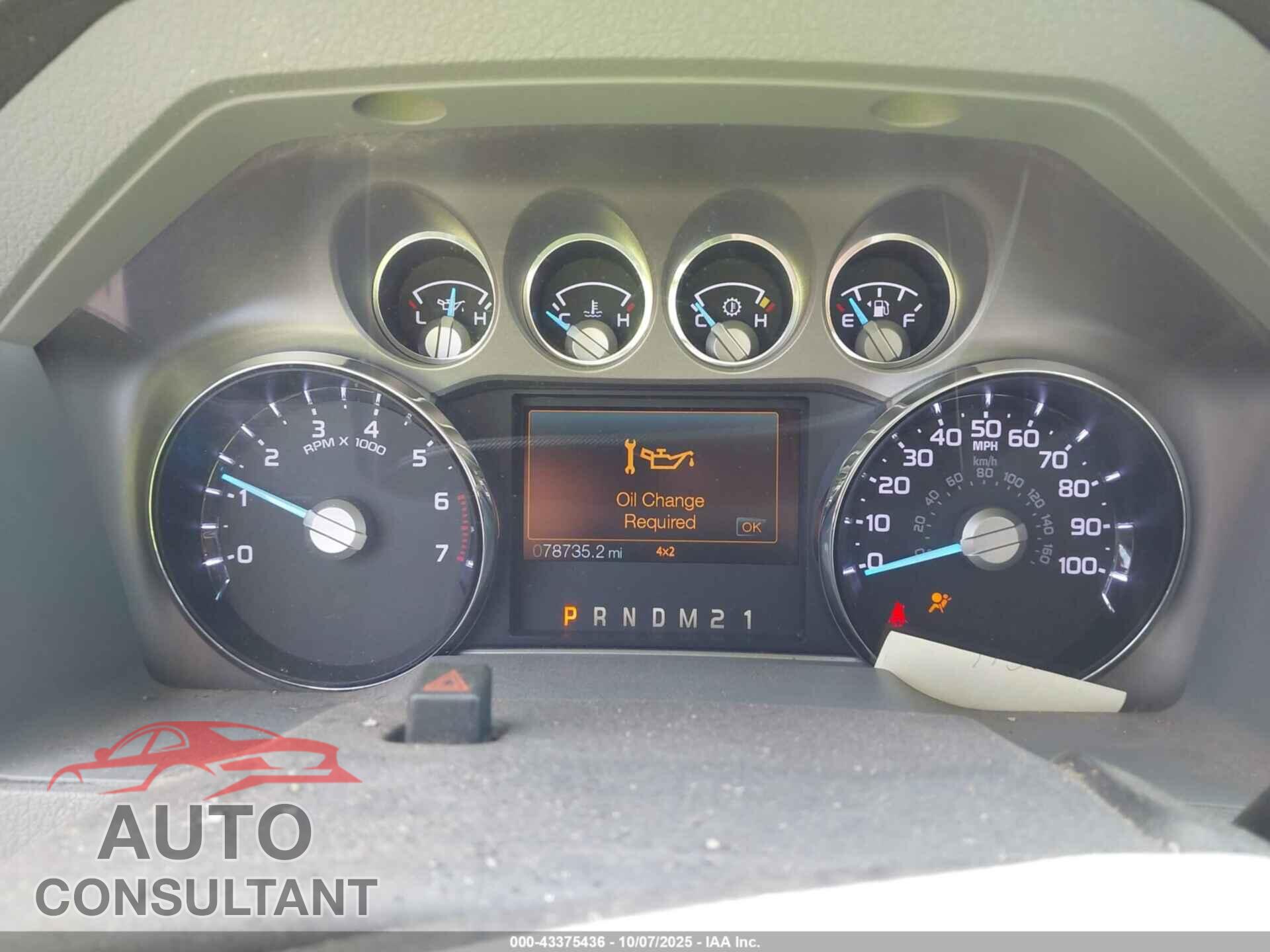 FORD F-250 2011 - 1FT7X2B60BEA25400