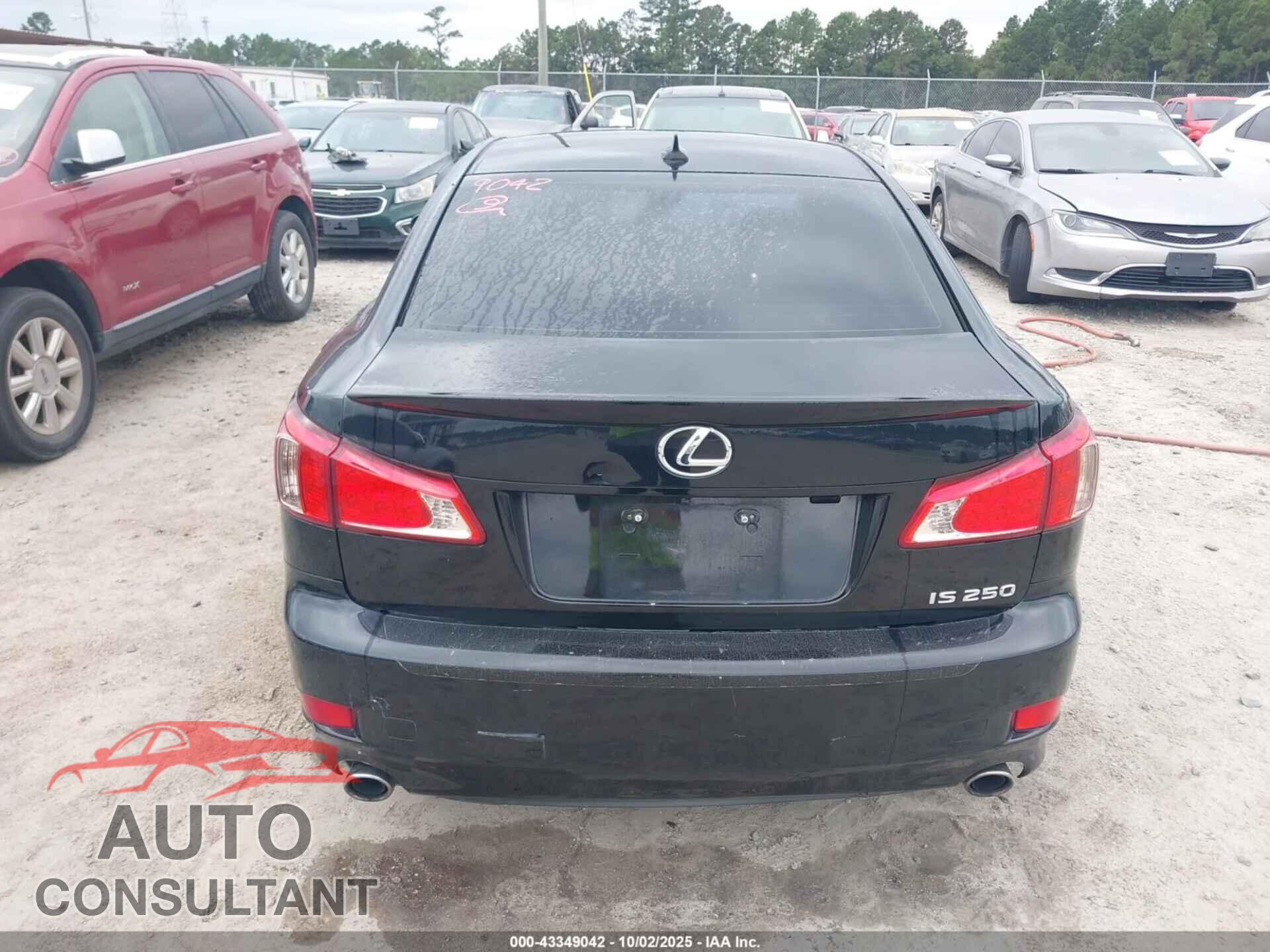 LEXUS IS 250 2011 - JTHBF5C29B5151215
