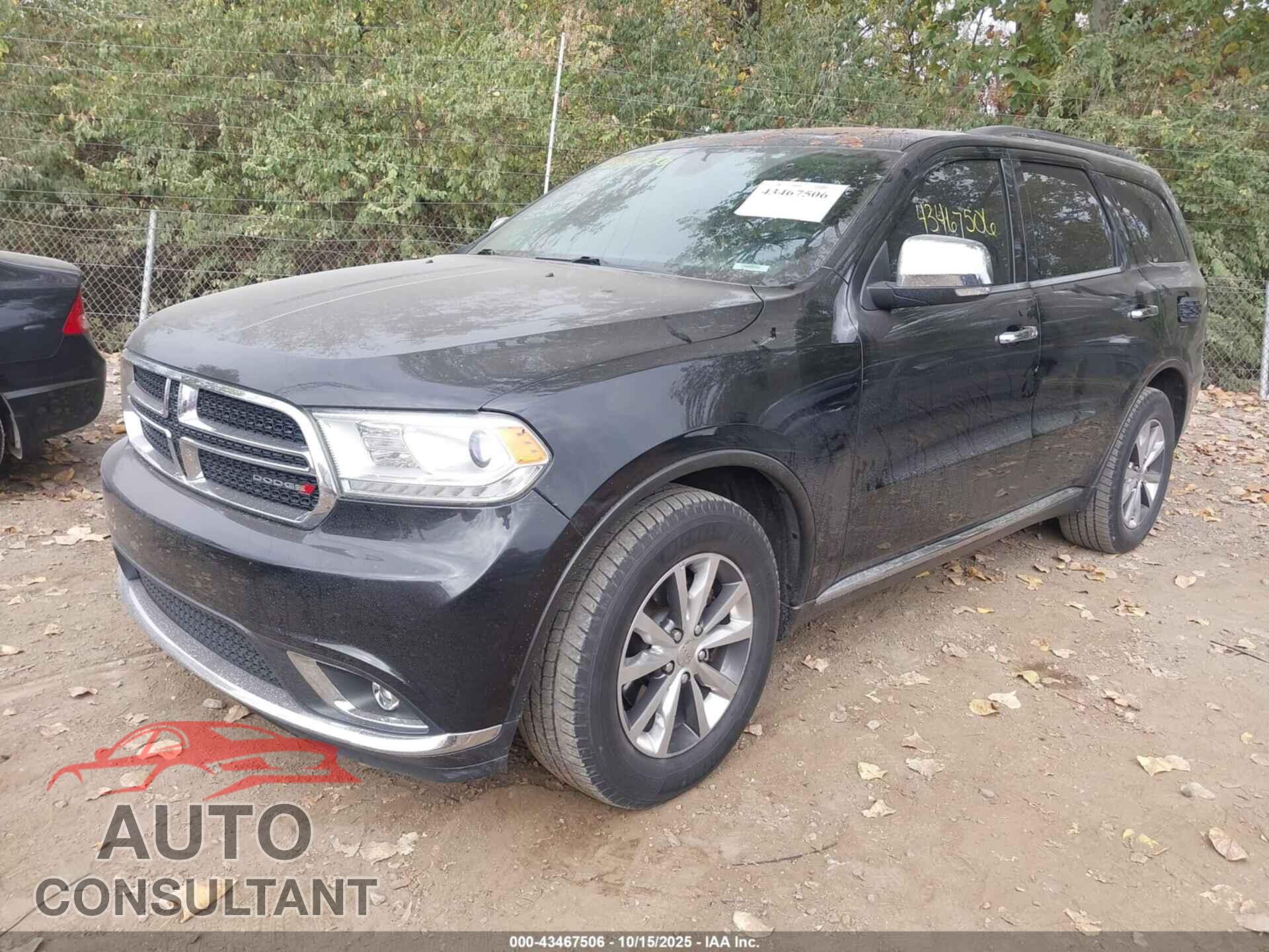 DODGE DURANGO 2016 - 1C4RDHDG9GC314935