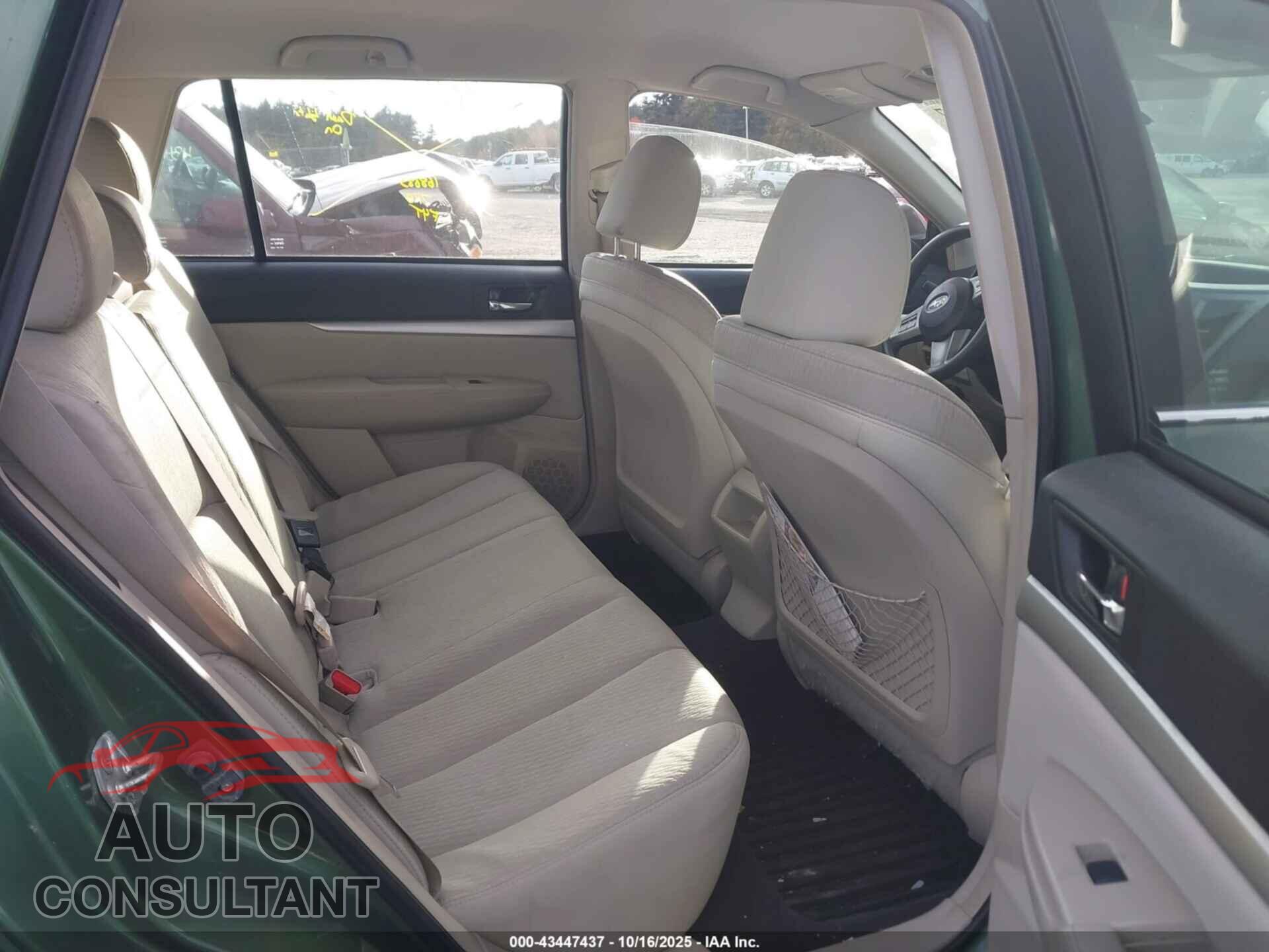 SUBARU OUTBACK 2011 - 4S4BRBAC9B1332059