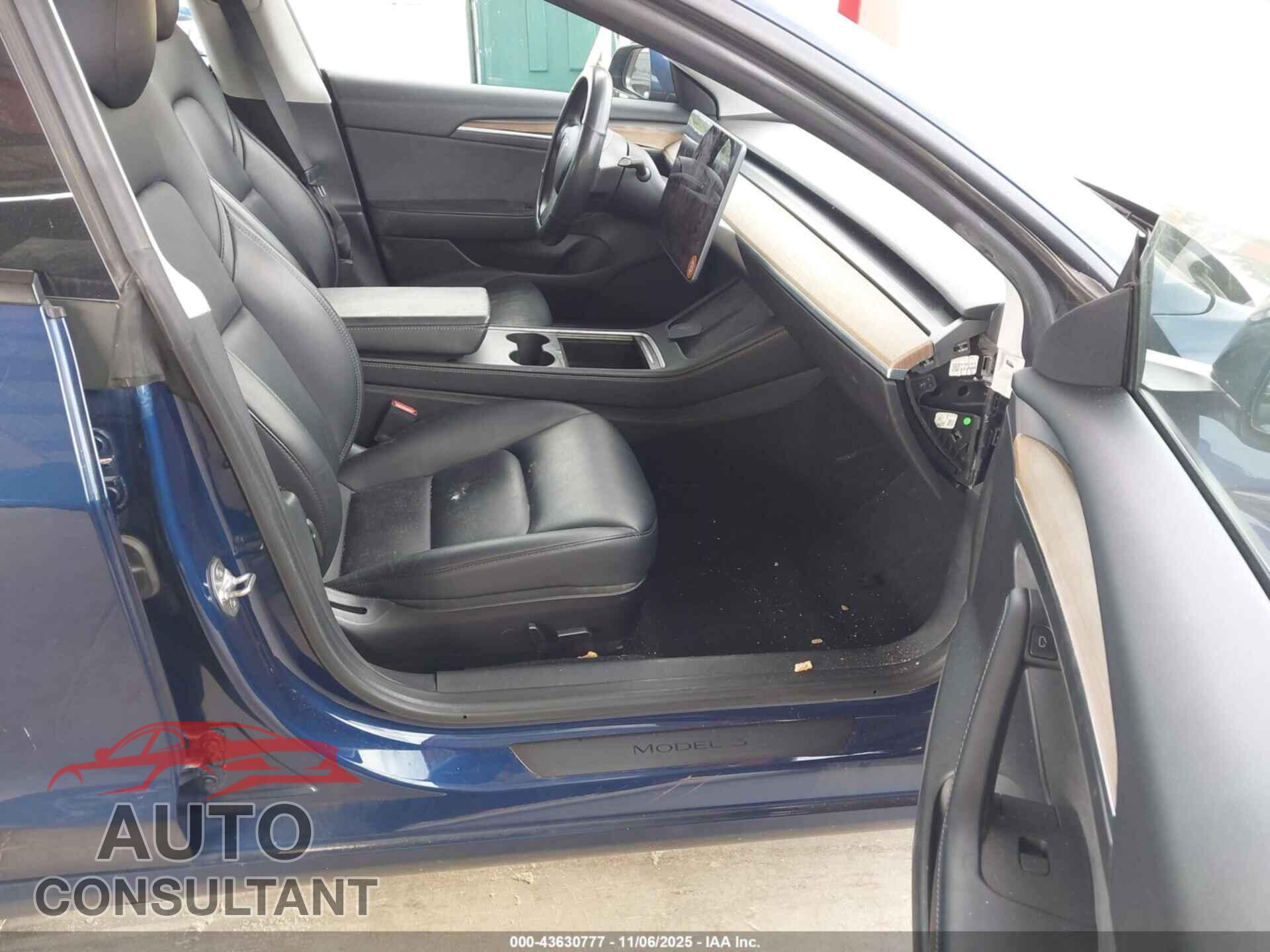 TESLA MODEL 3 2022 - 5YJ3E1EA7NF190832