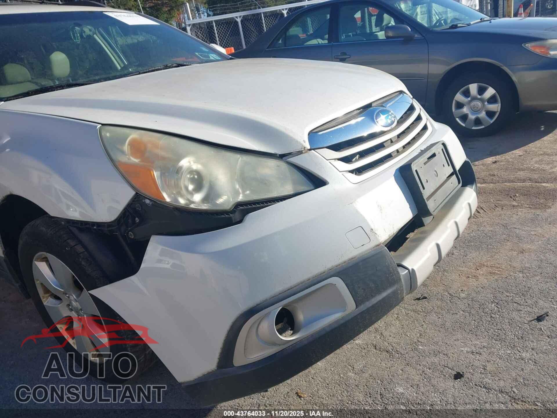 SUBARU OUTBACK 2011 - 4S4BRBJC2B3385108