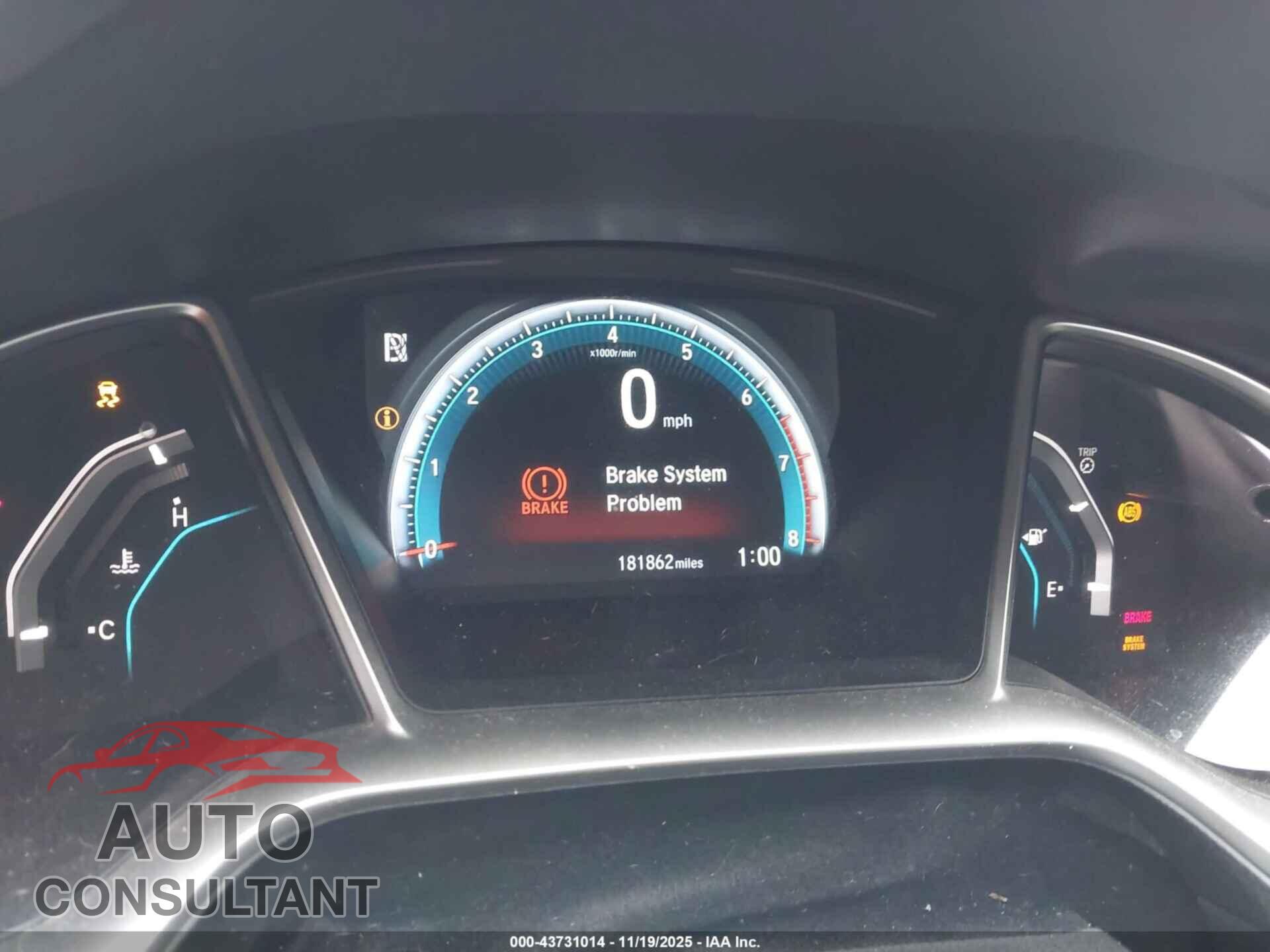 HONDA CIVIC 2017 - 2HGFC1F30HH656913