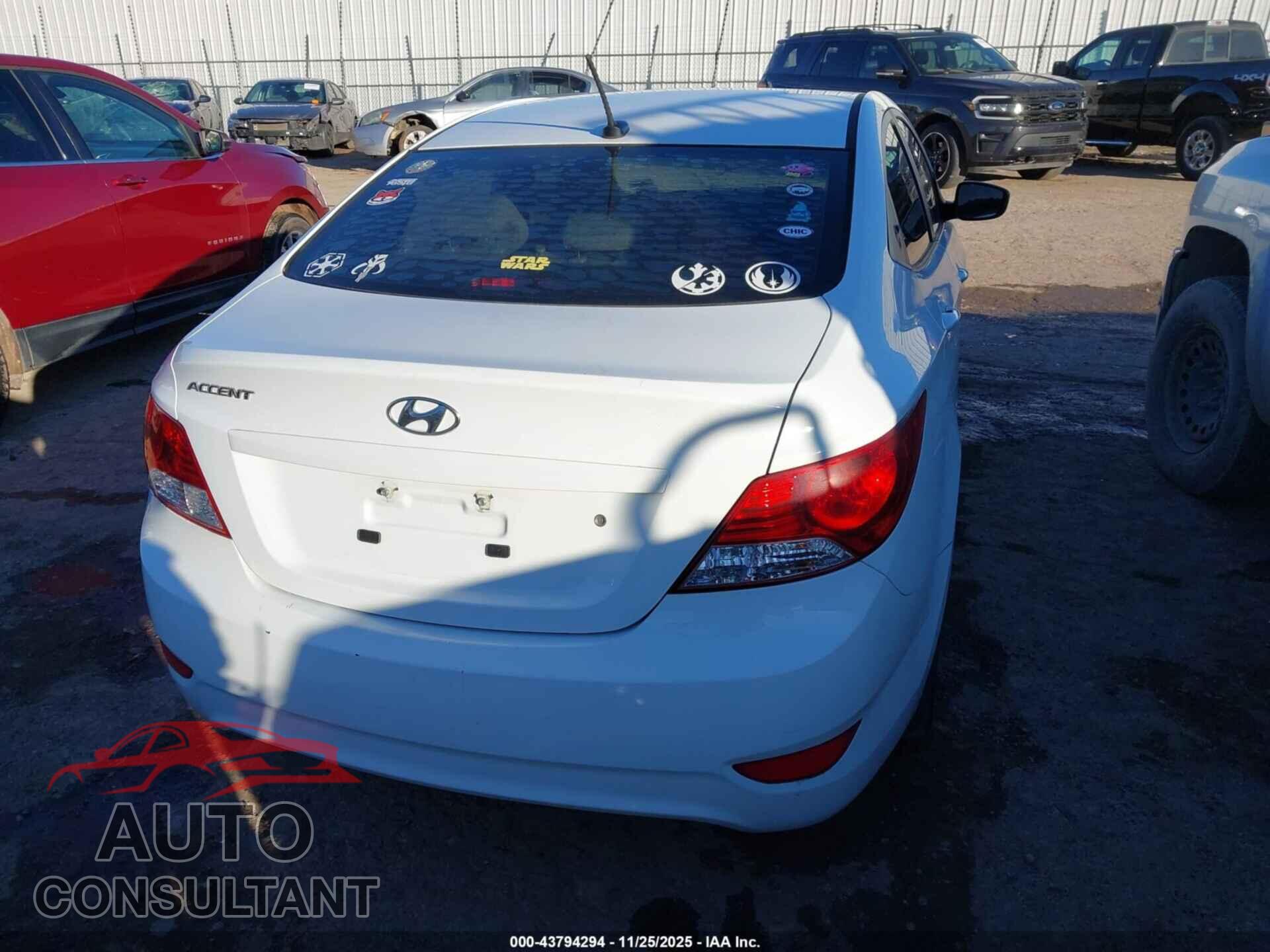 HYUNDAI ACCENT 2014 - KMHCT4AE8EU748836