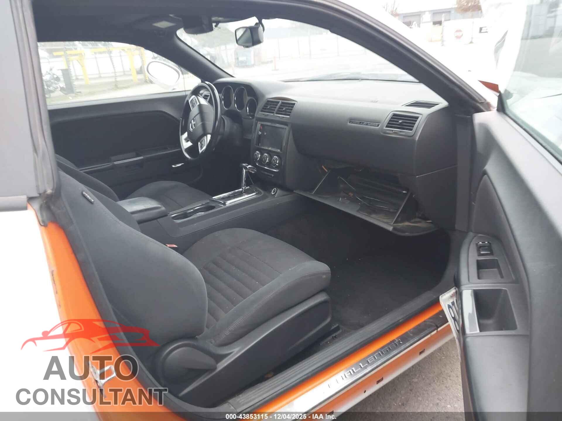 DODGE CHALLENGER 2012 - 2C3CDYAG2CH162115