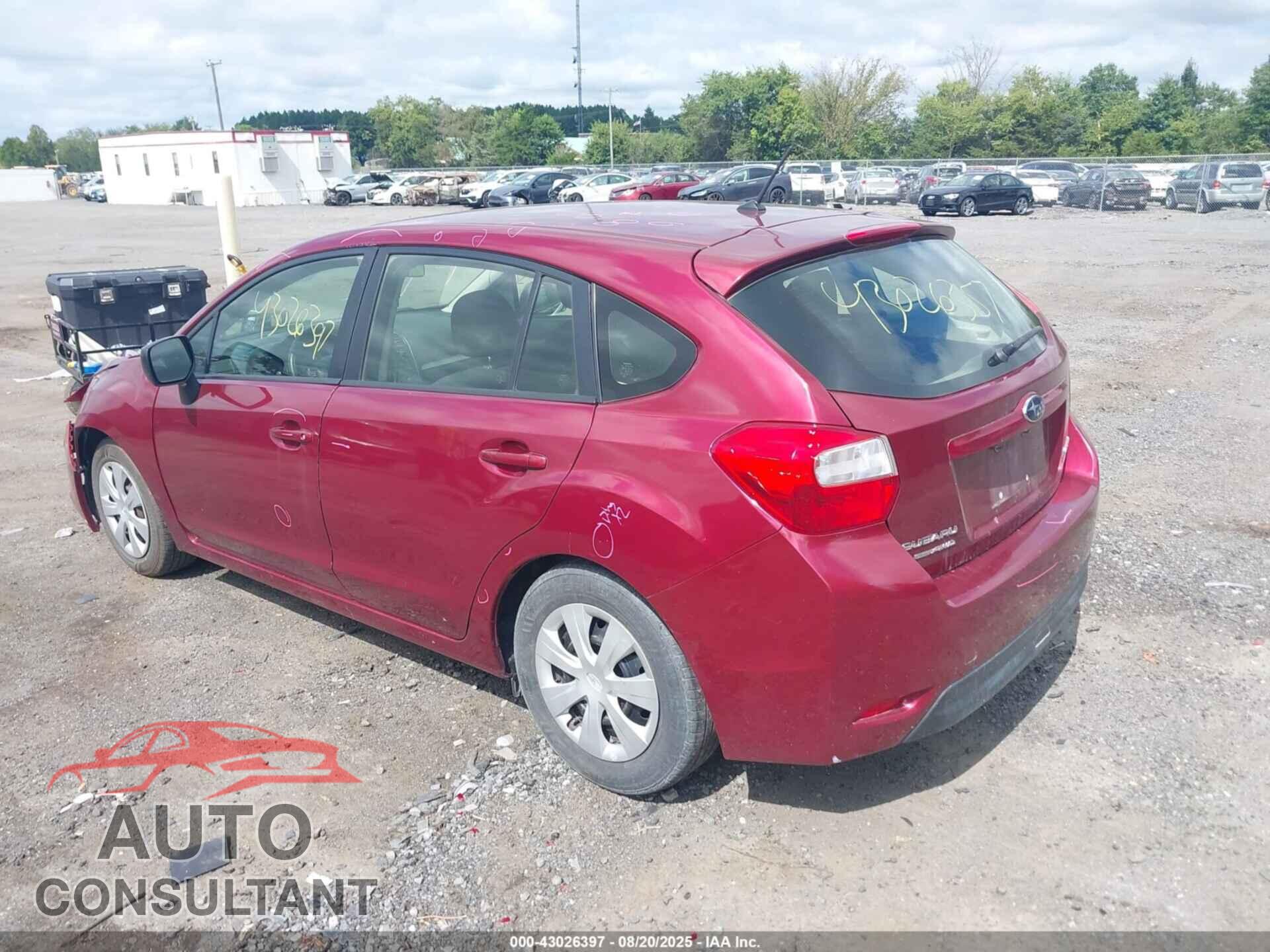 SUBARU IMPREZA 2013 - JF1GPAA68D2883350