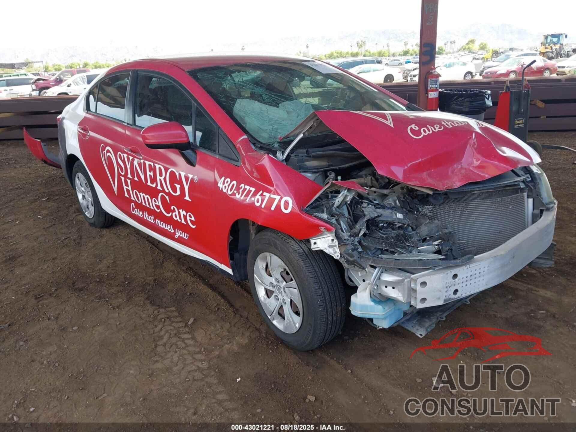 HONDA CIVIC 2014 - 19XFB2F56EE059345