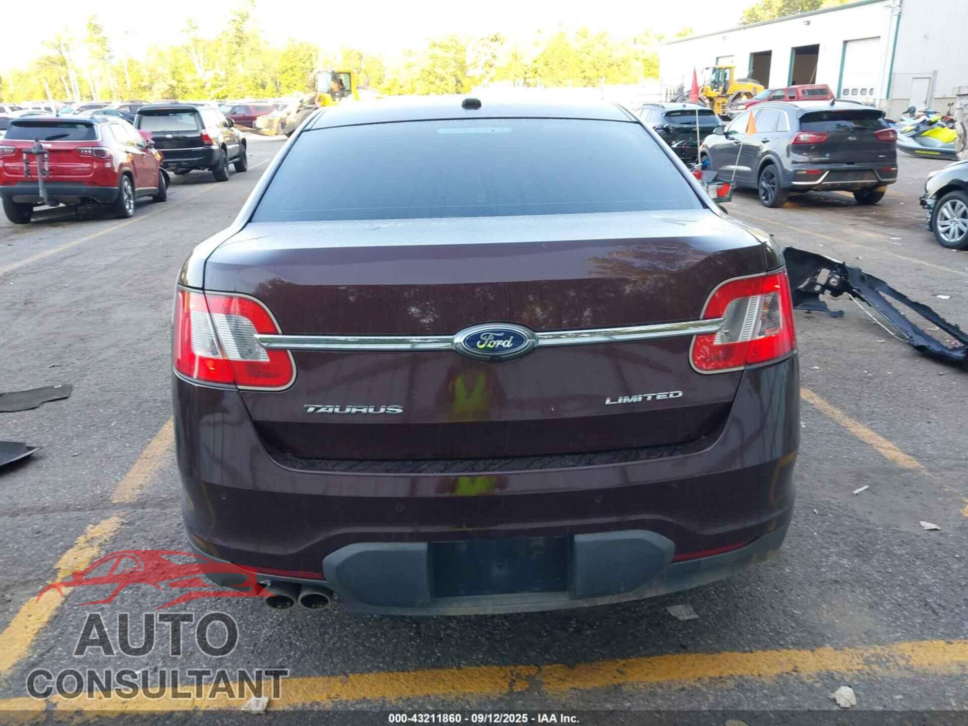 FORD TAURUS 2012 - 1FAHP2FW3CG101931