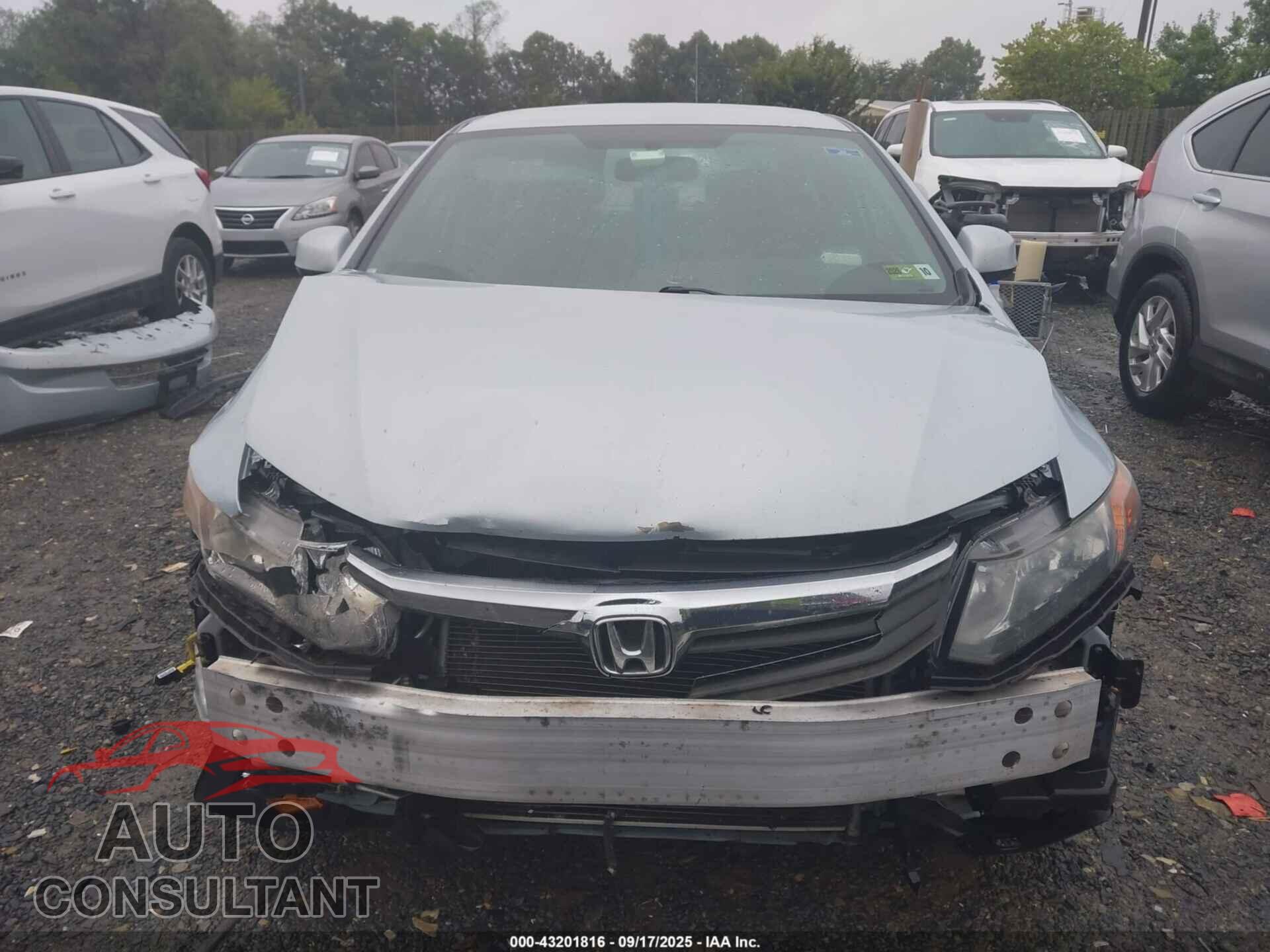 HONDA CIVIC 2012 - 2HGFB2F57CH599449