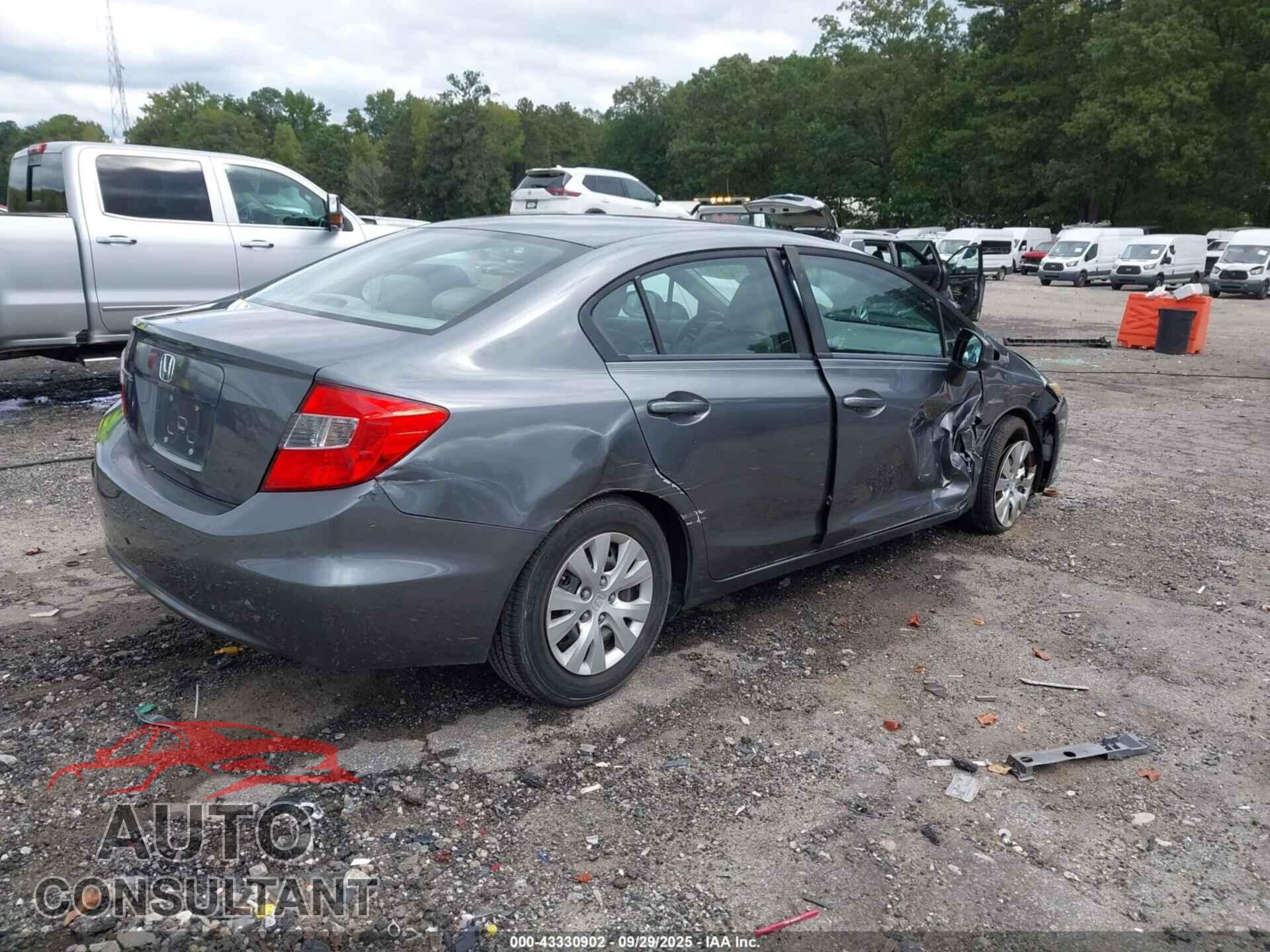 HONDA CIVIC 2012 - 19XFB2F52CE066192