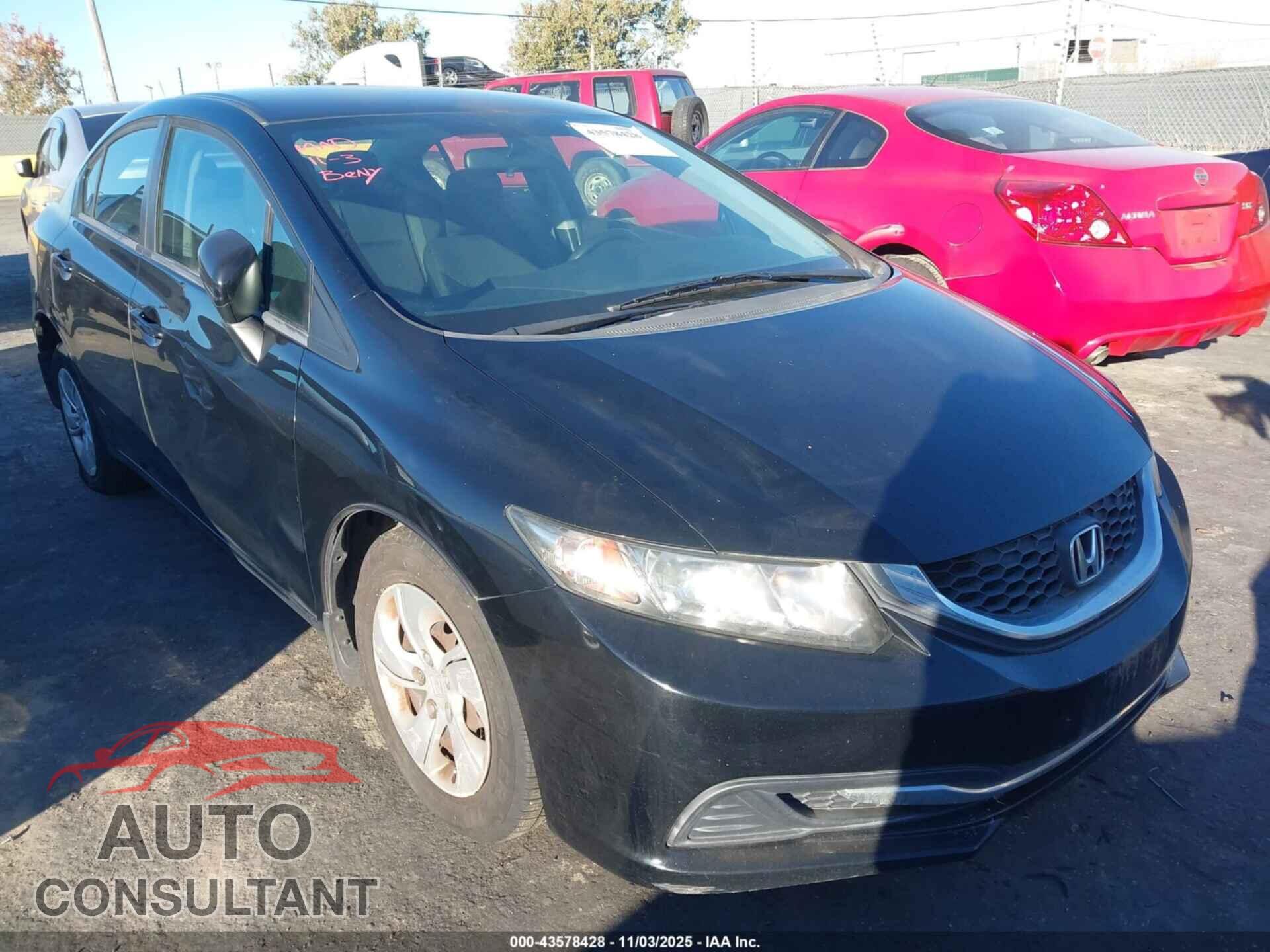 HONDA CIVIC 2015 - 19XFB2F53FE296652