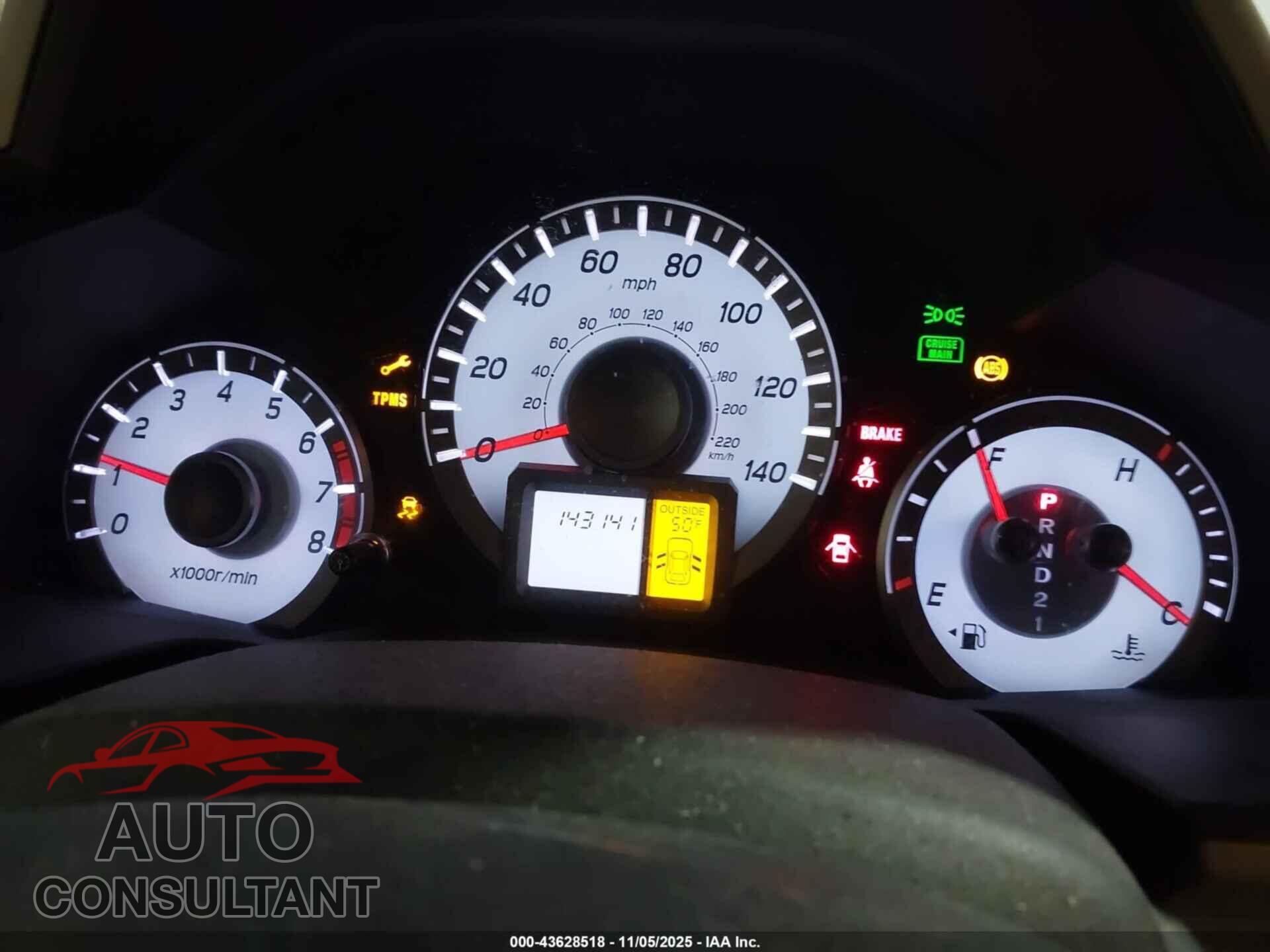HONDA PILOT 2012 - 5FNYF4H69CB002949