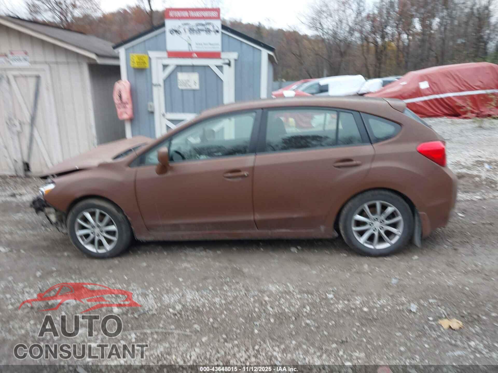 SUBARU IMPREZA 2013 - JF1GPAC69DH821899