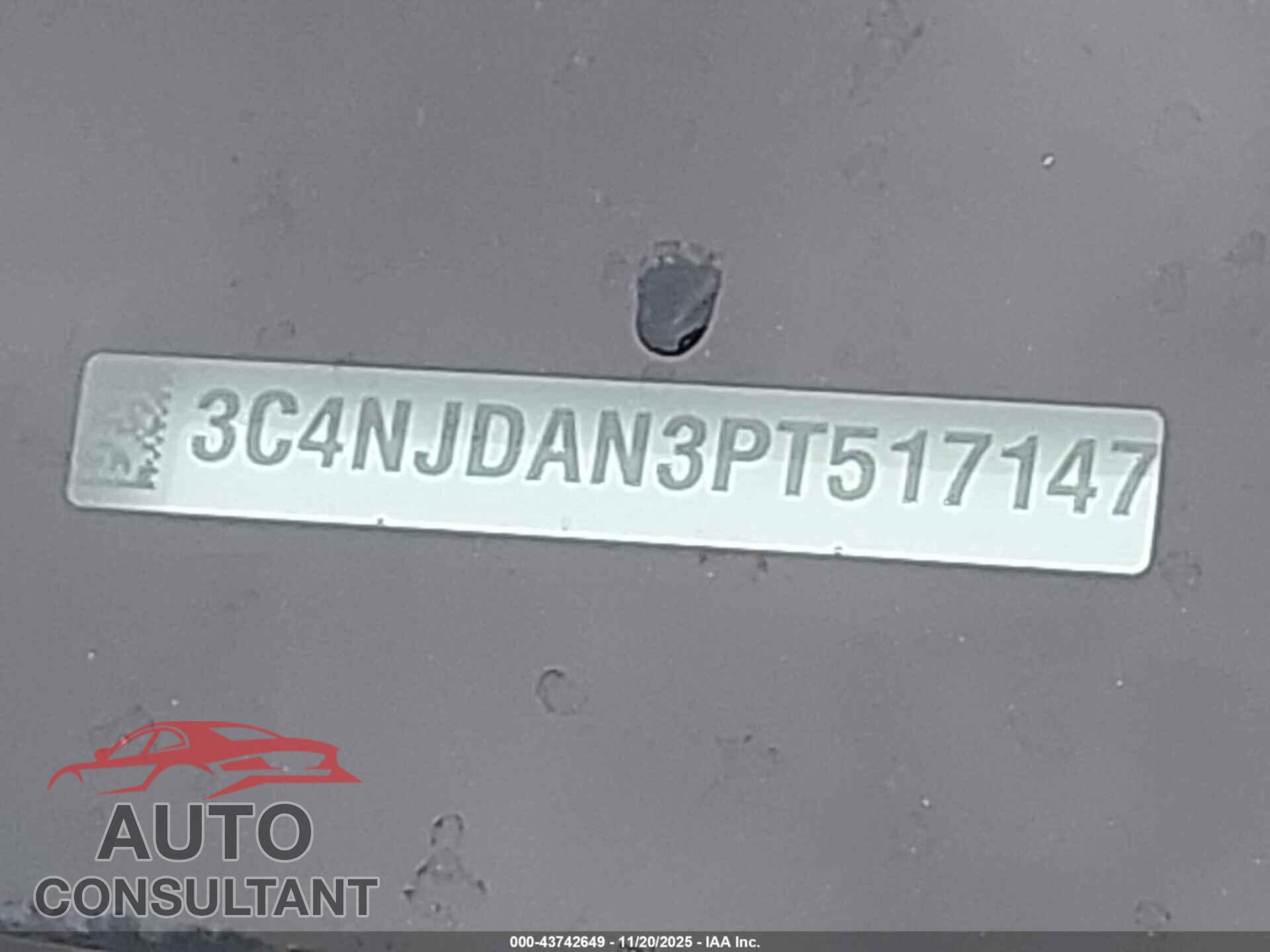 JEEP COMPASS 2023 - 3C4NJDAN3PT517147