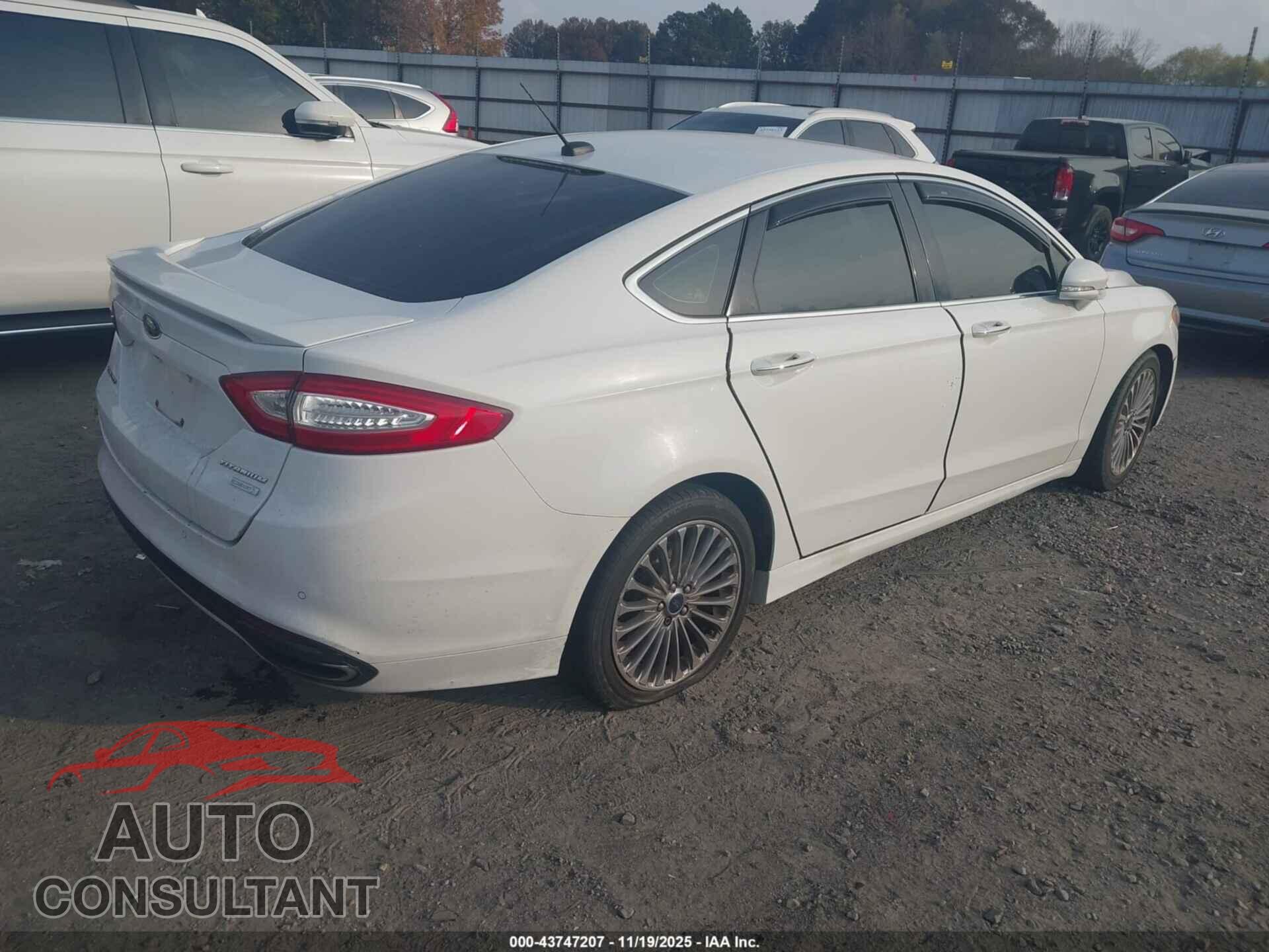 FORD FUSION 2013 - 3FA6P0K92DR311362