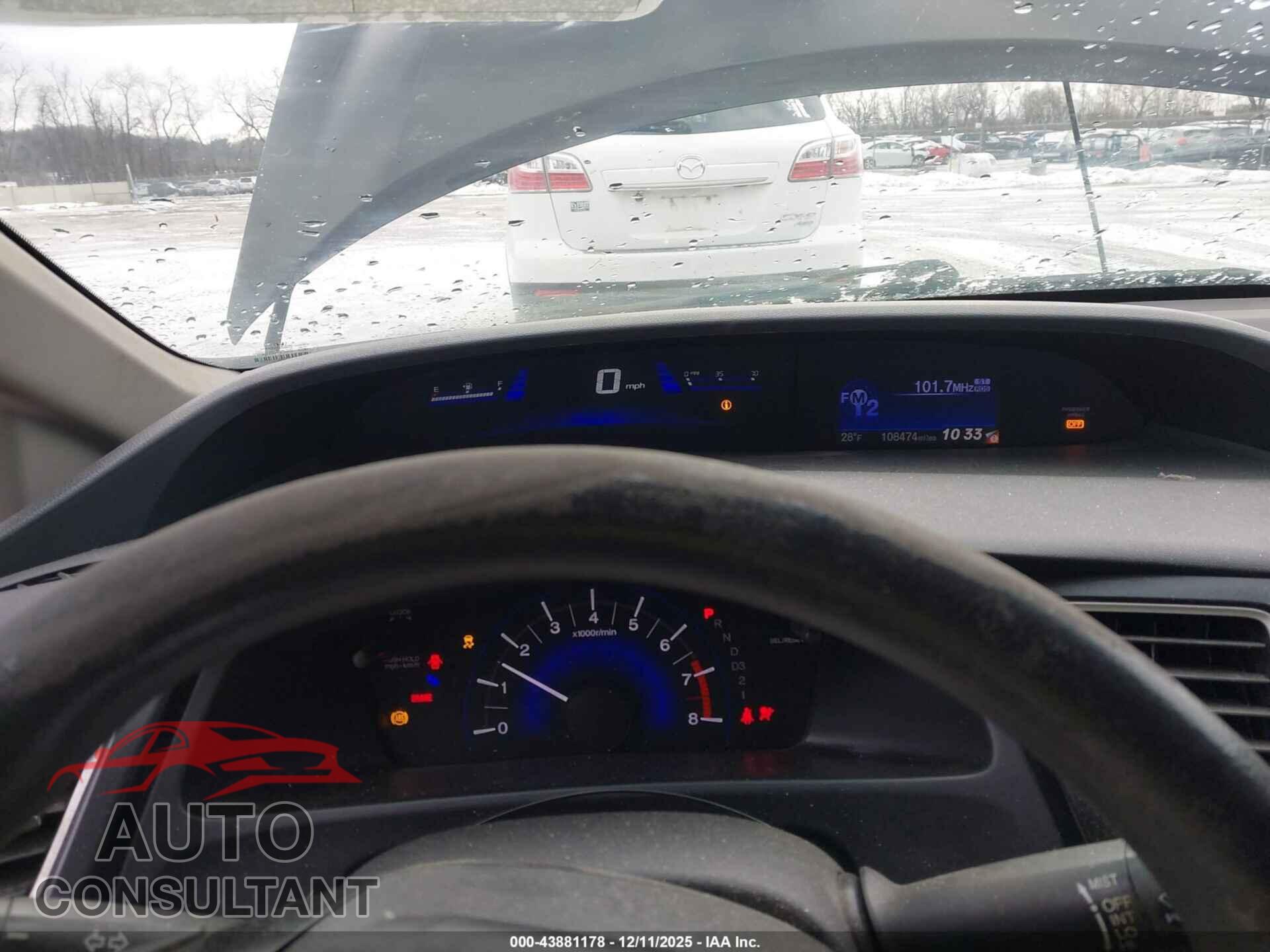 HONDA CIVIC 2013 - 19XFB2F52DE275160