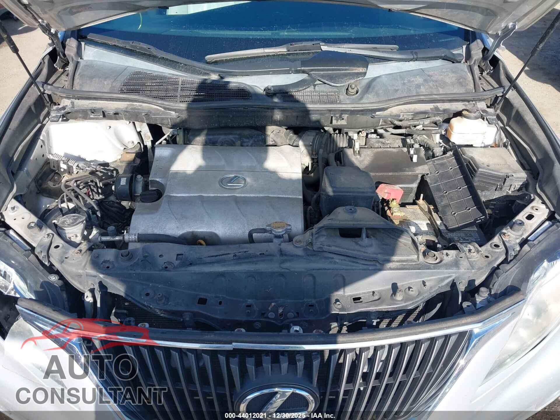 LEXUS RX 350 2010 - 2T2BK1BA7AC024104
