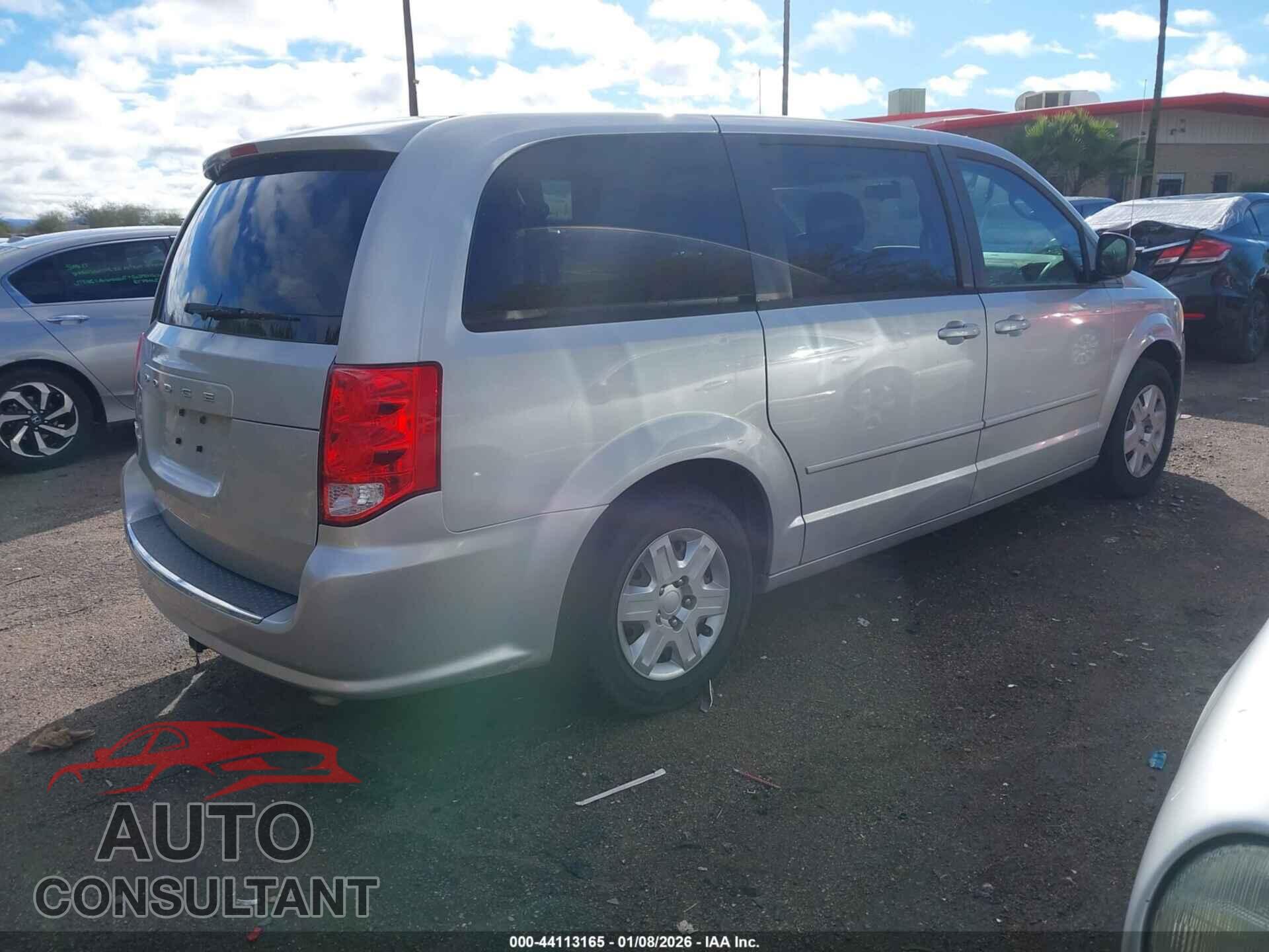 DODGE GRAND CARAVAN 2012 - 2C4RDGBG3CR360341