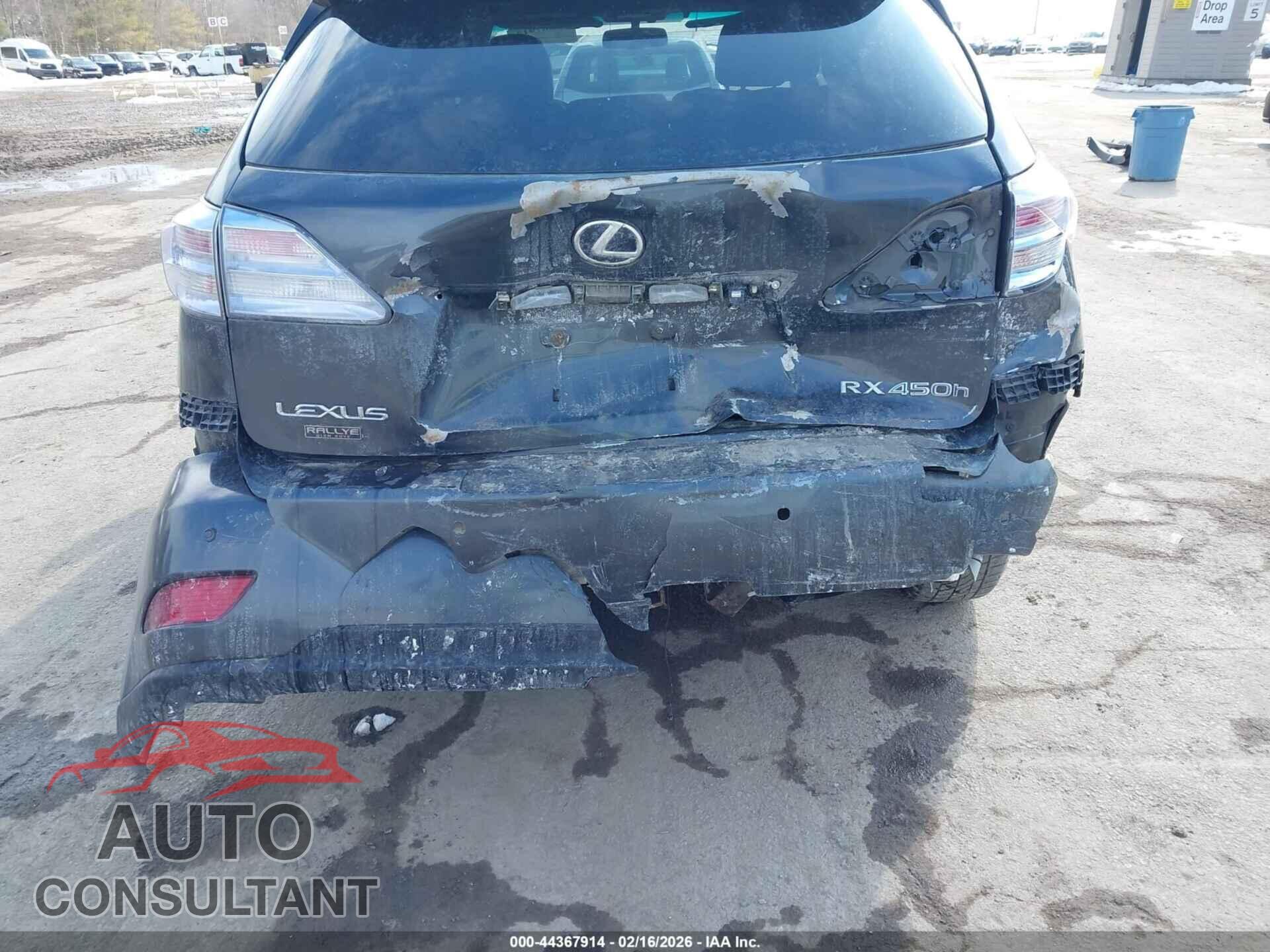 LEXUS RX 450H 2010 - JTJBC1BA4A2021948