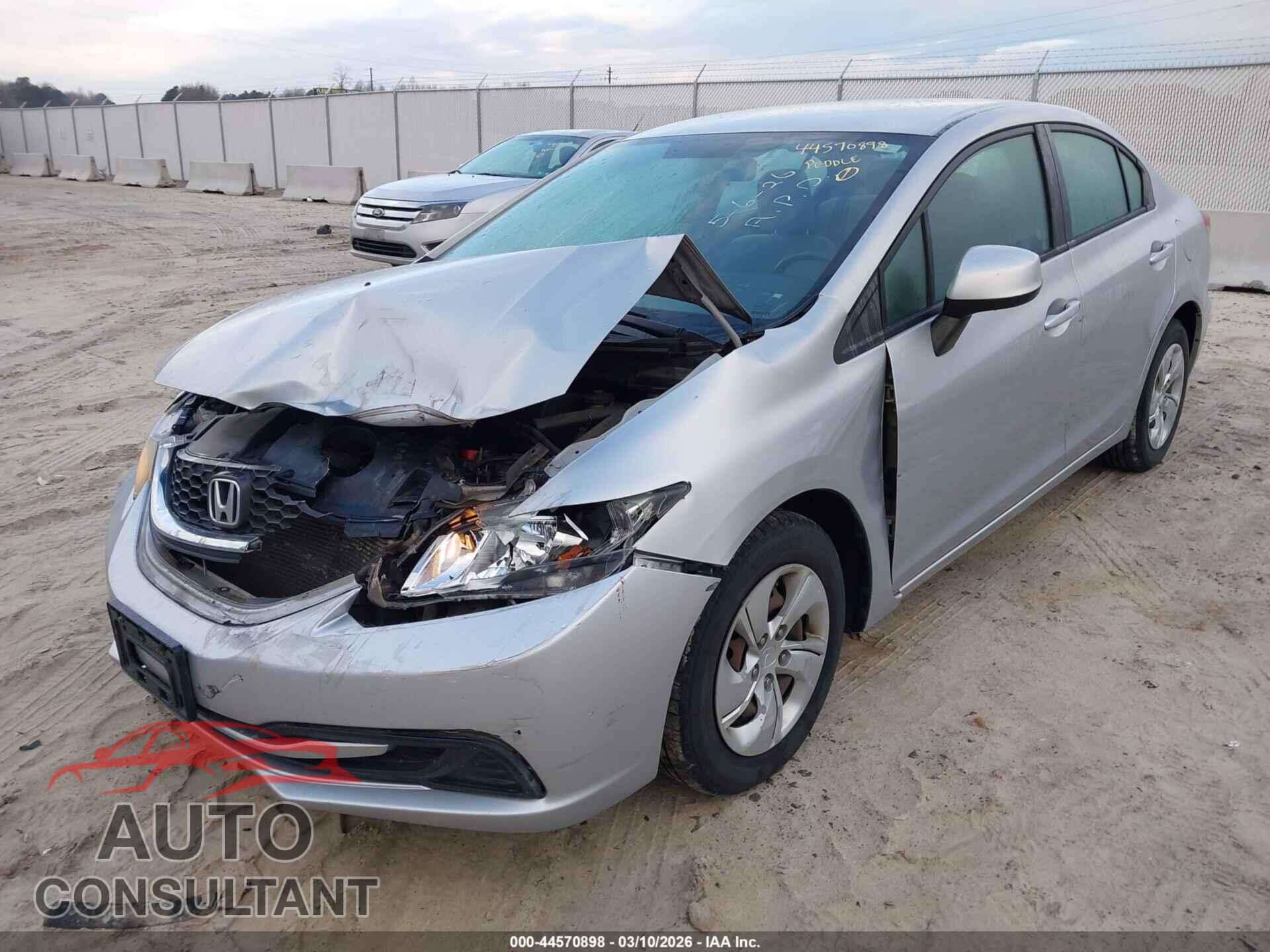 HONDA CIVIC 2013 - 2HGFB2F53DH595903